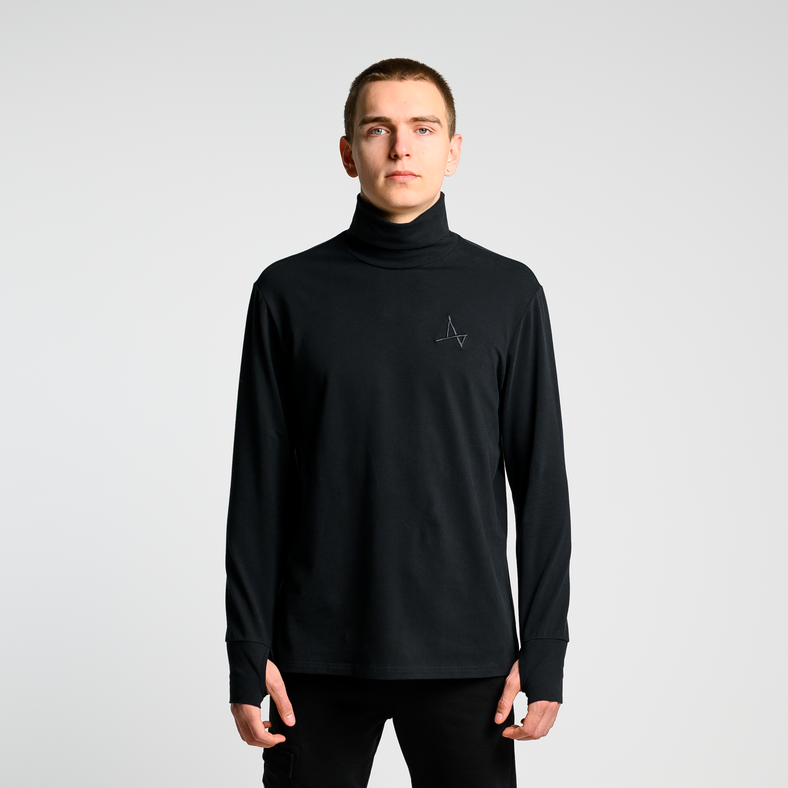 

Водолазка Simple+ Velur, Черный