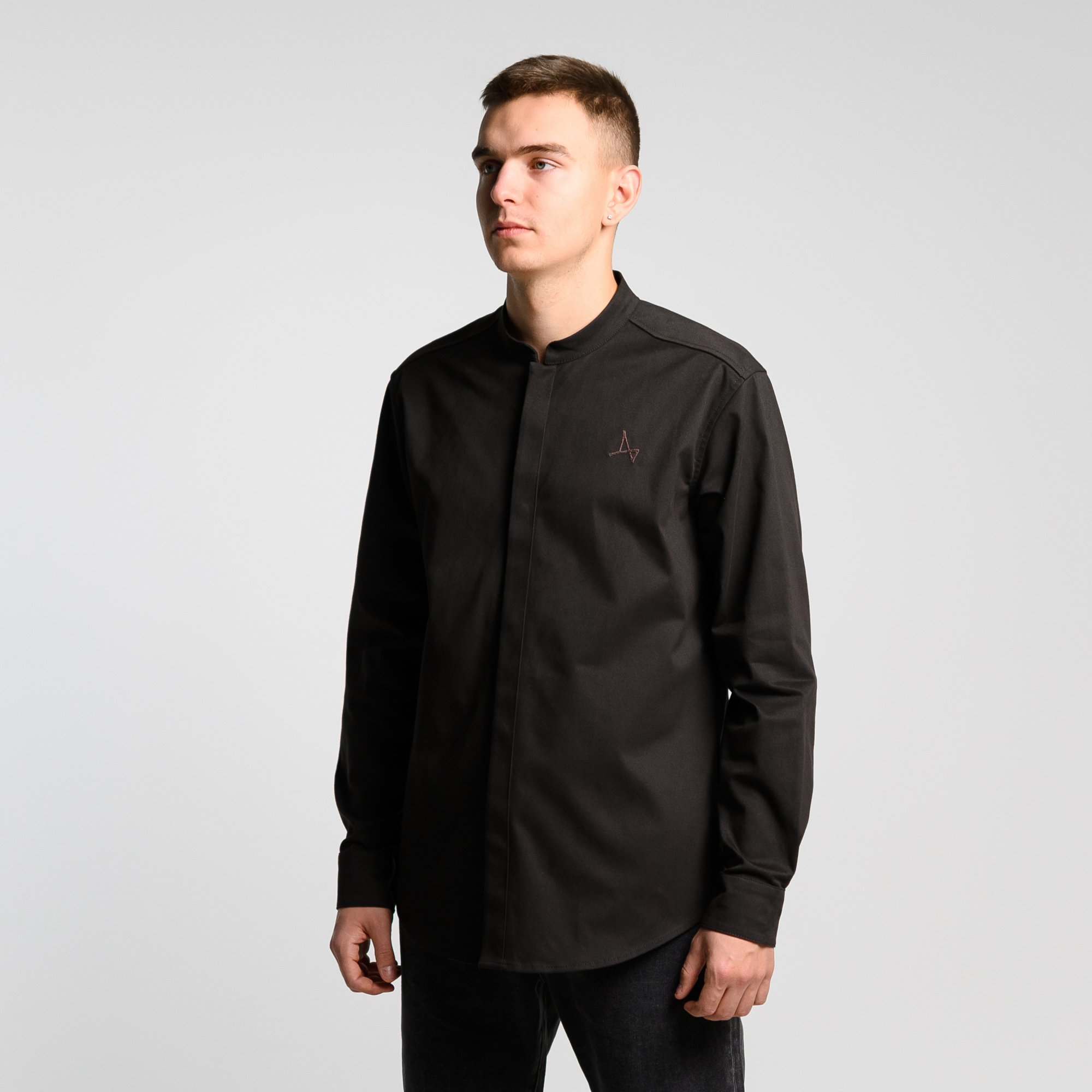 Рубашка без воротника (Shirt17) — Indiwd