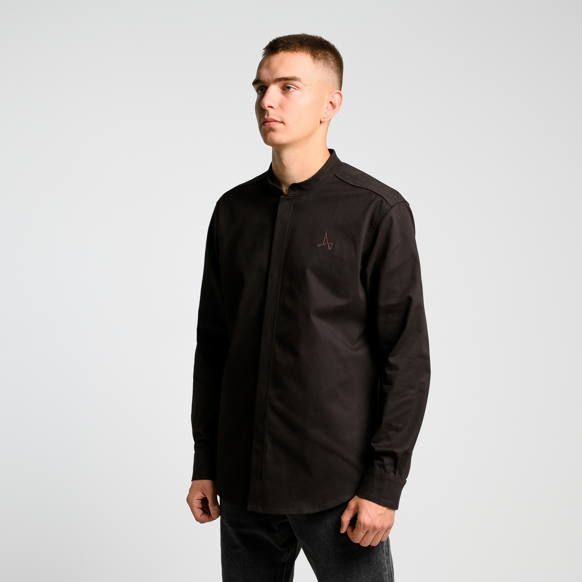 Рубашка без воротника