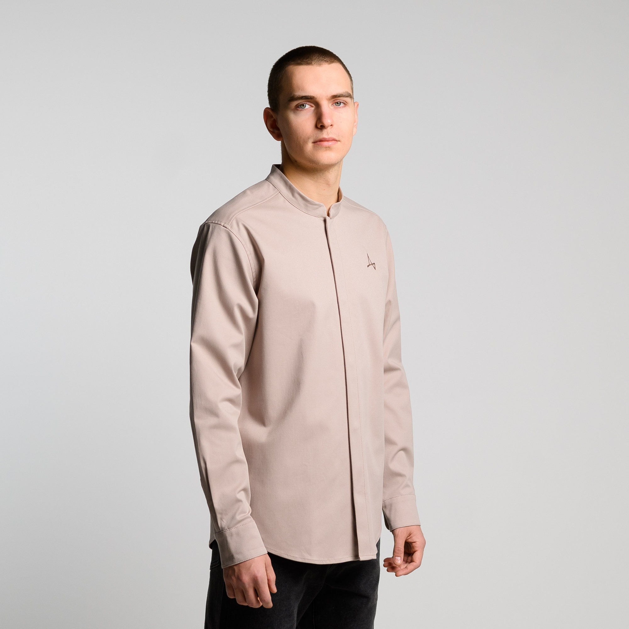 Рубашка без воротника (Shirt20) — Indiwd