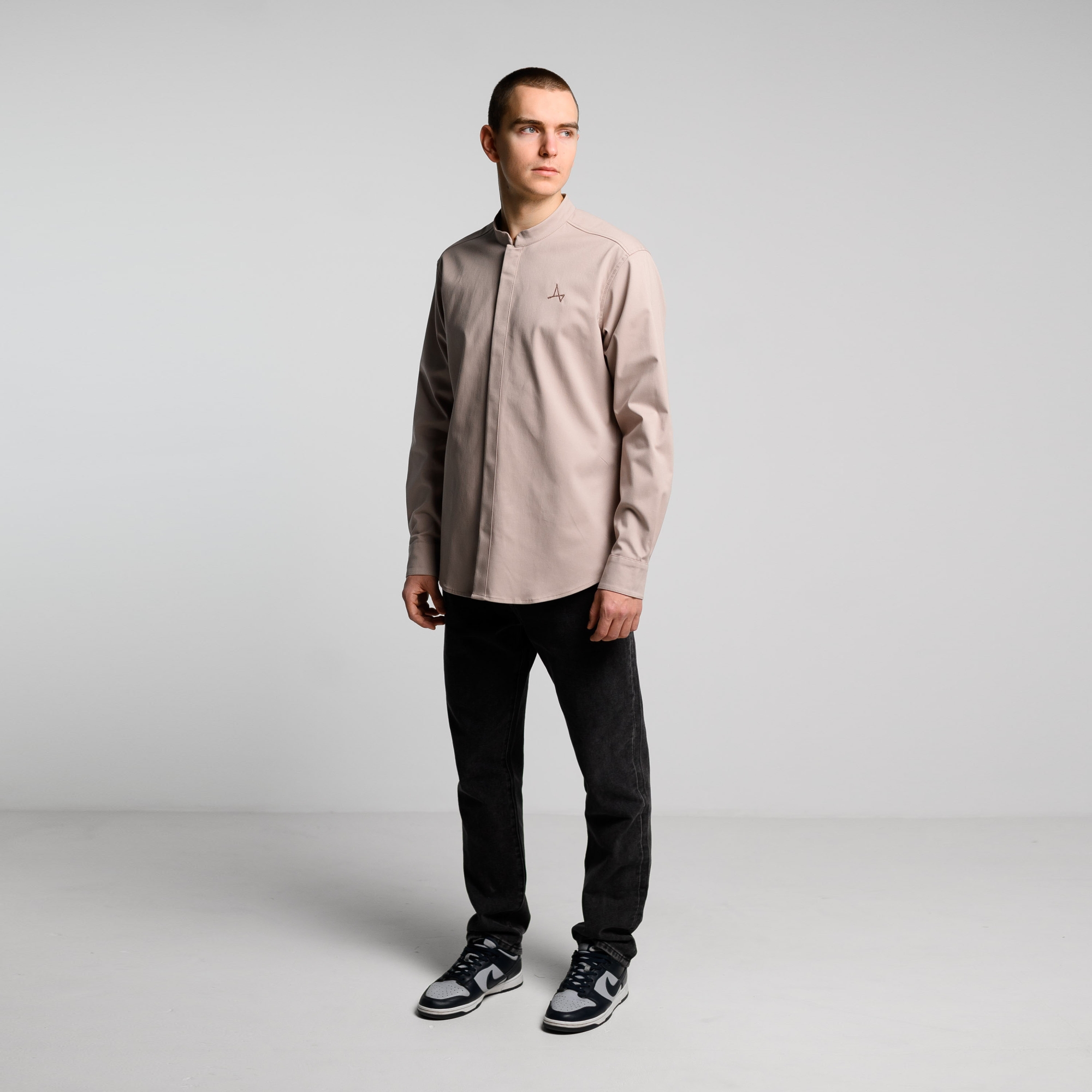 Рубашка без воротника