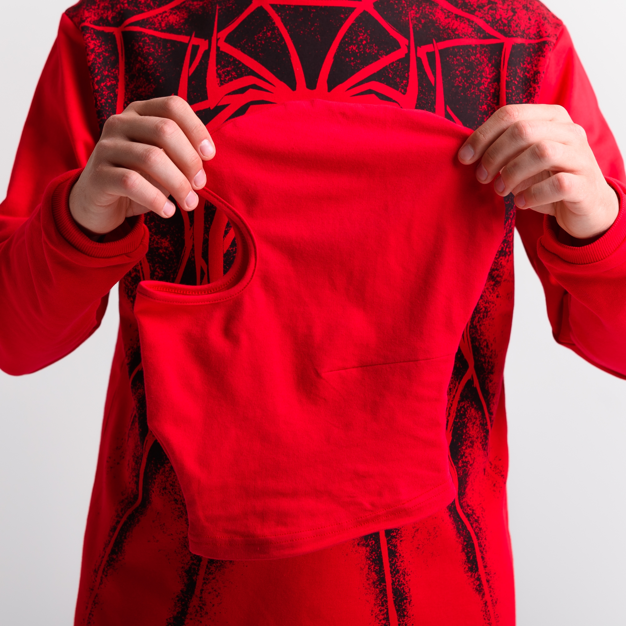 Лонгслив Паук-Сапиенс с балаклавой