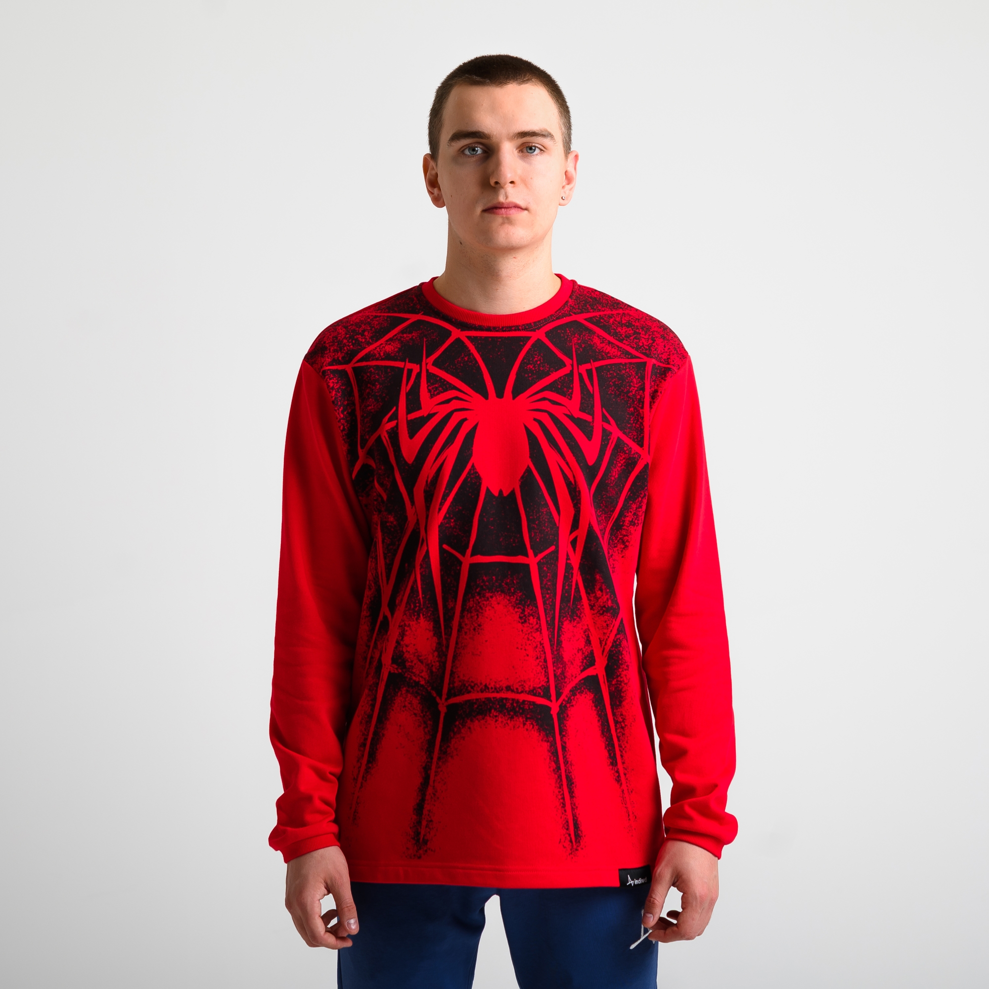 Лонгслив Паук-Сапиенс с балаклавой