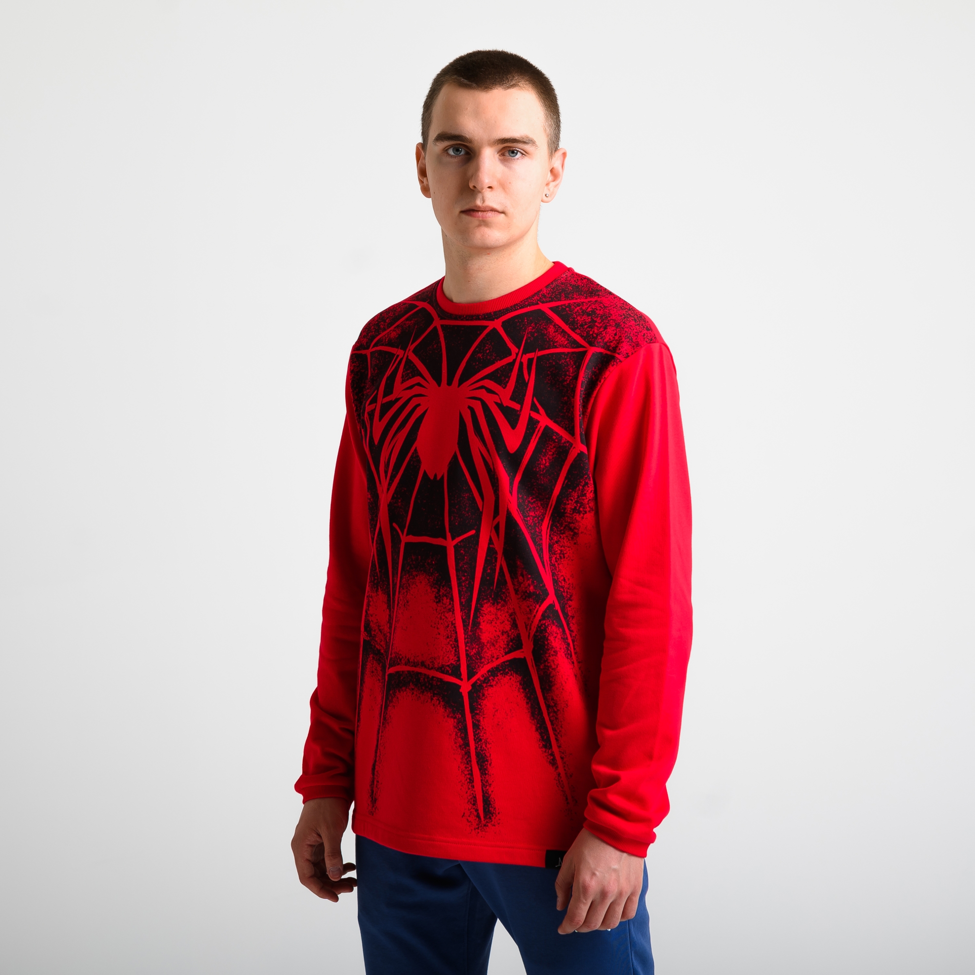 Лонгслив Паук-Сапиенс с балаклавой