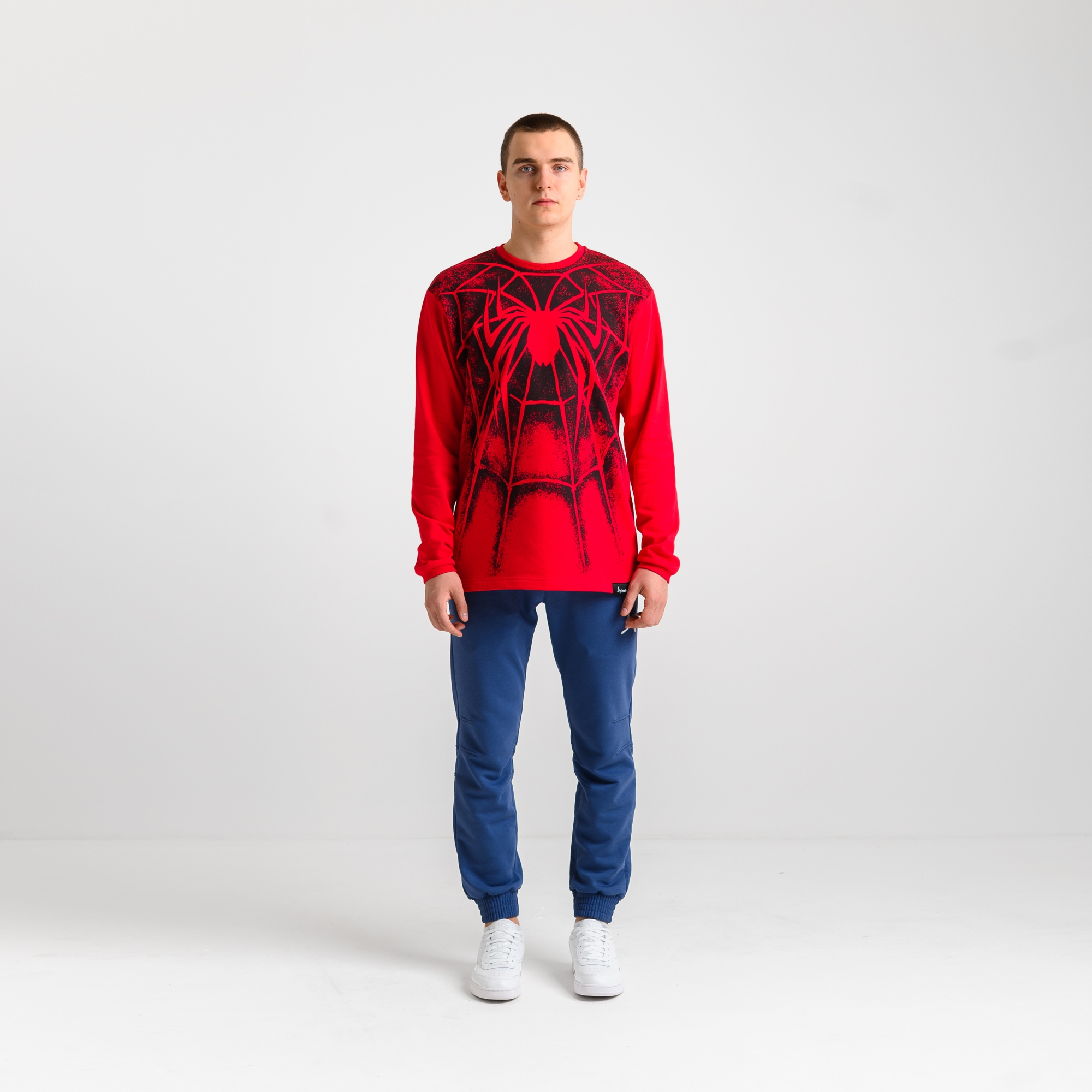 Лонгслив Паук-Сапиенс с балаклавой