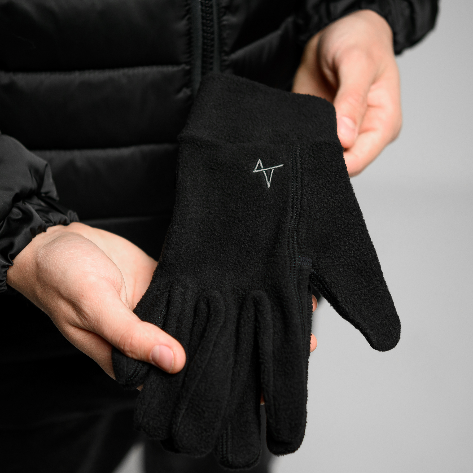 Перчатки флисовые Simple (Gloves03) — Indiwd
