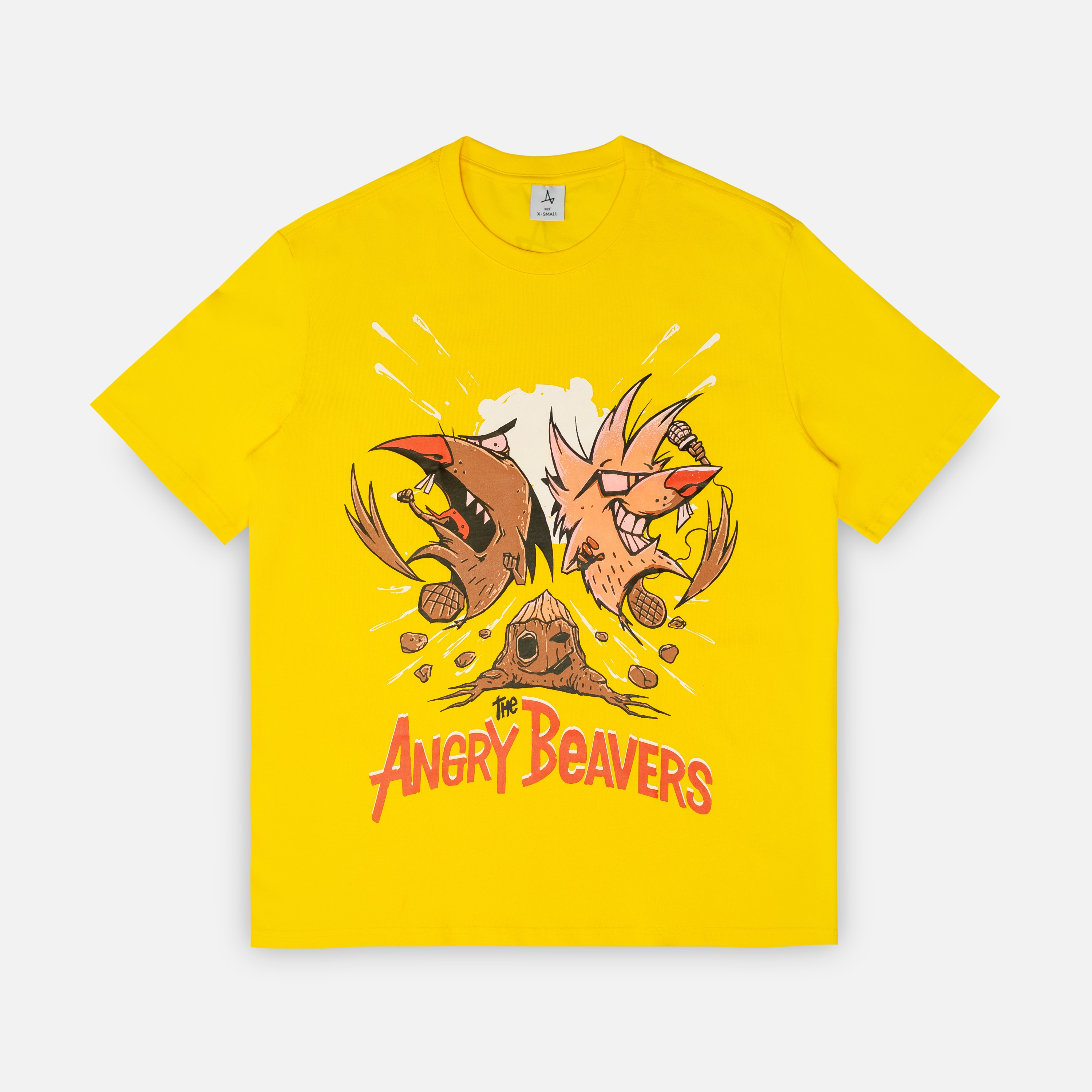 

Футболка Angry Beavers, Желтый