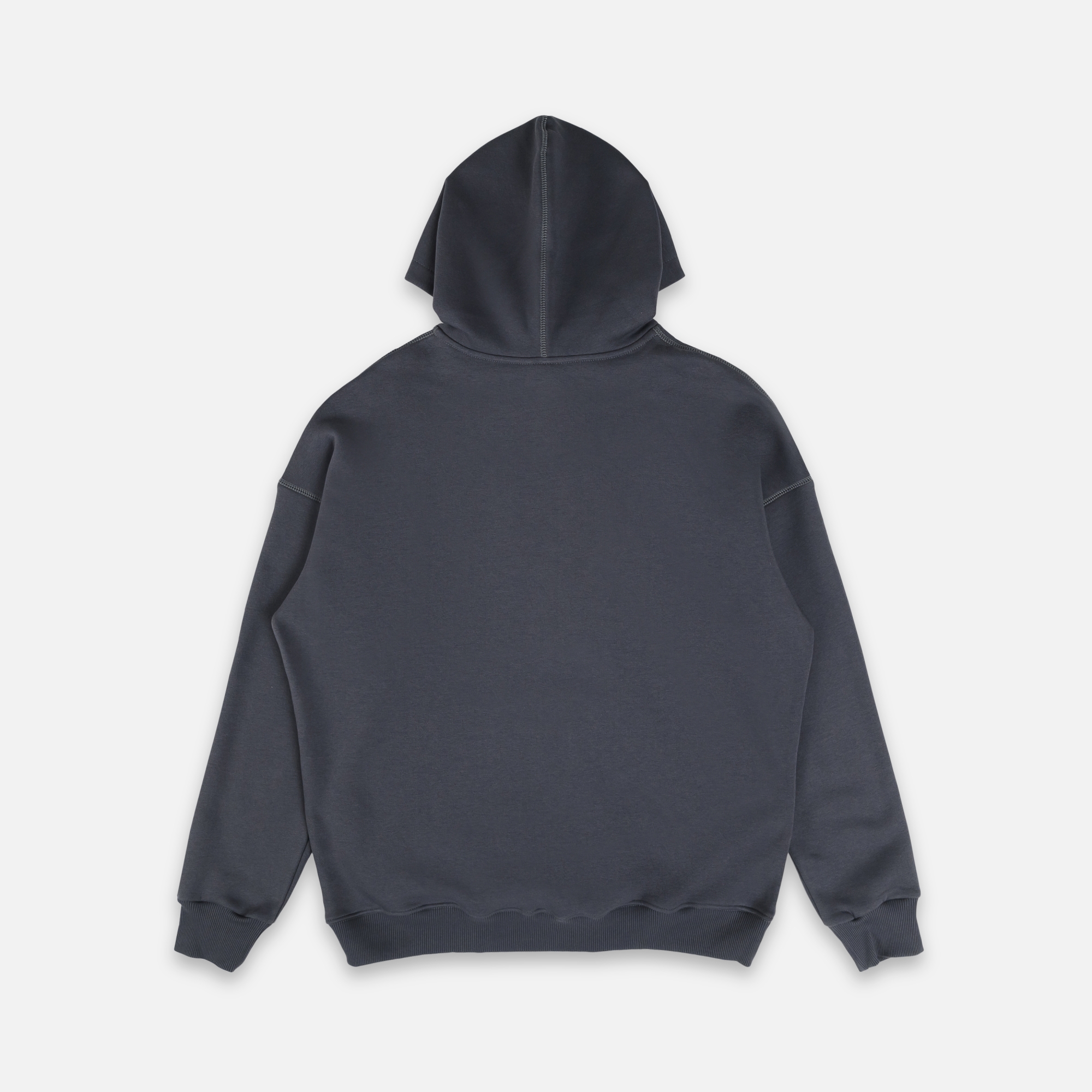 Утеплённое худи с кнопкой