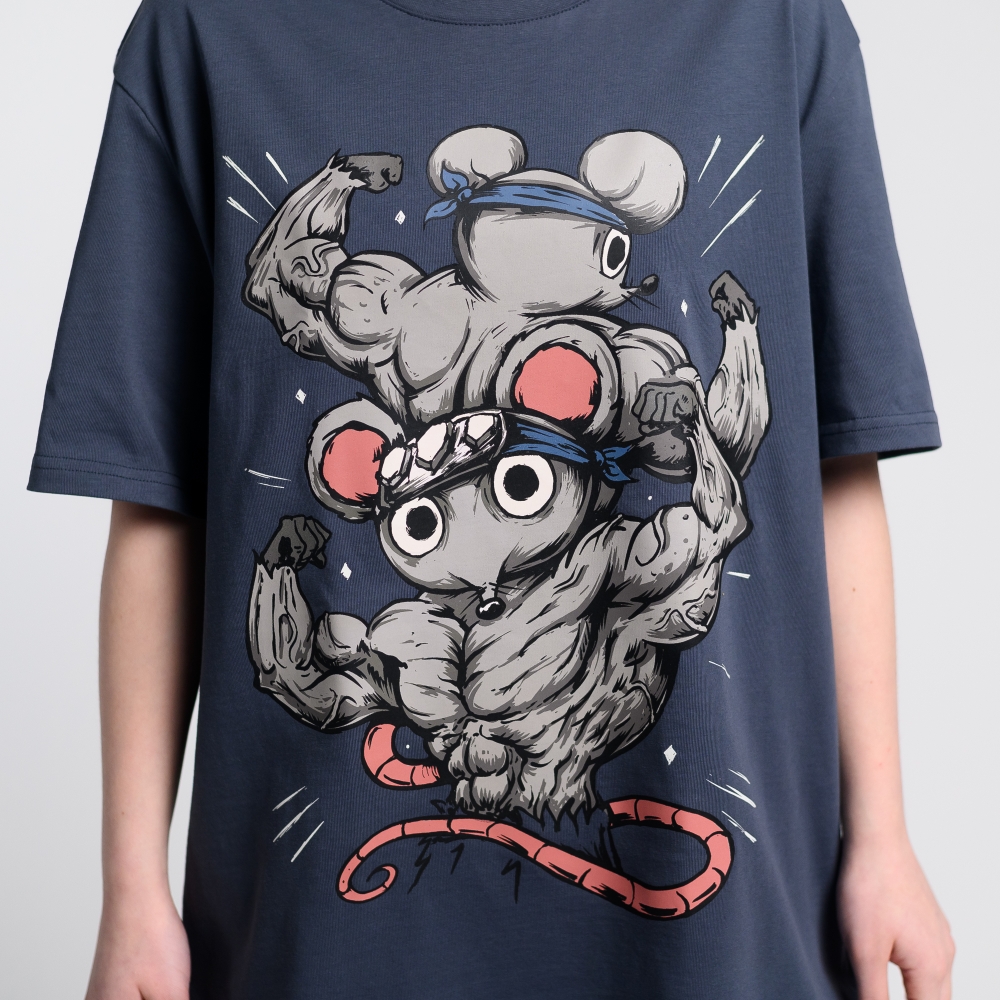 T-Shirt Mice With Muscles