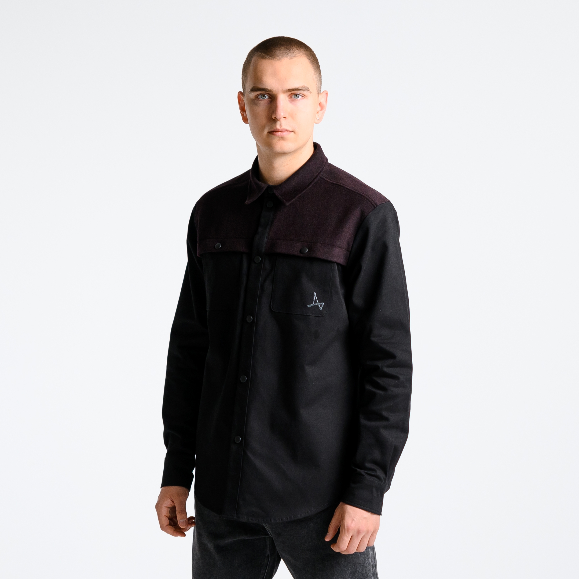 Рубашка комбинированная