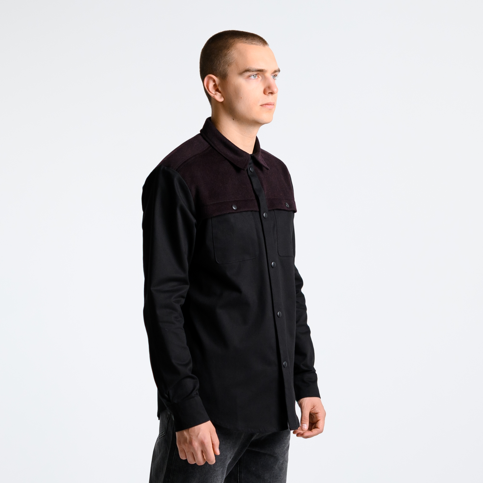 Рубашка комбинированная