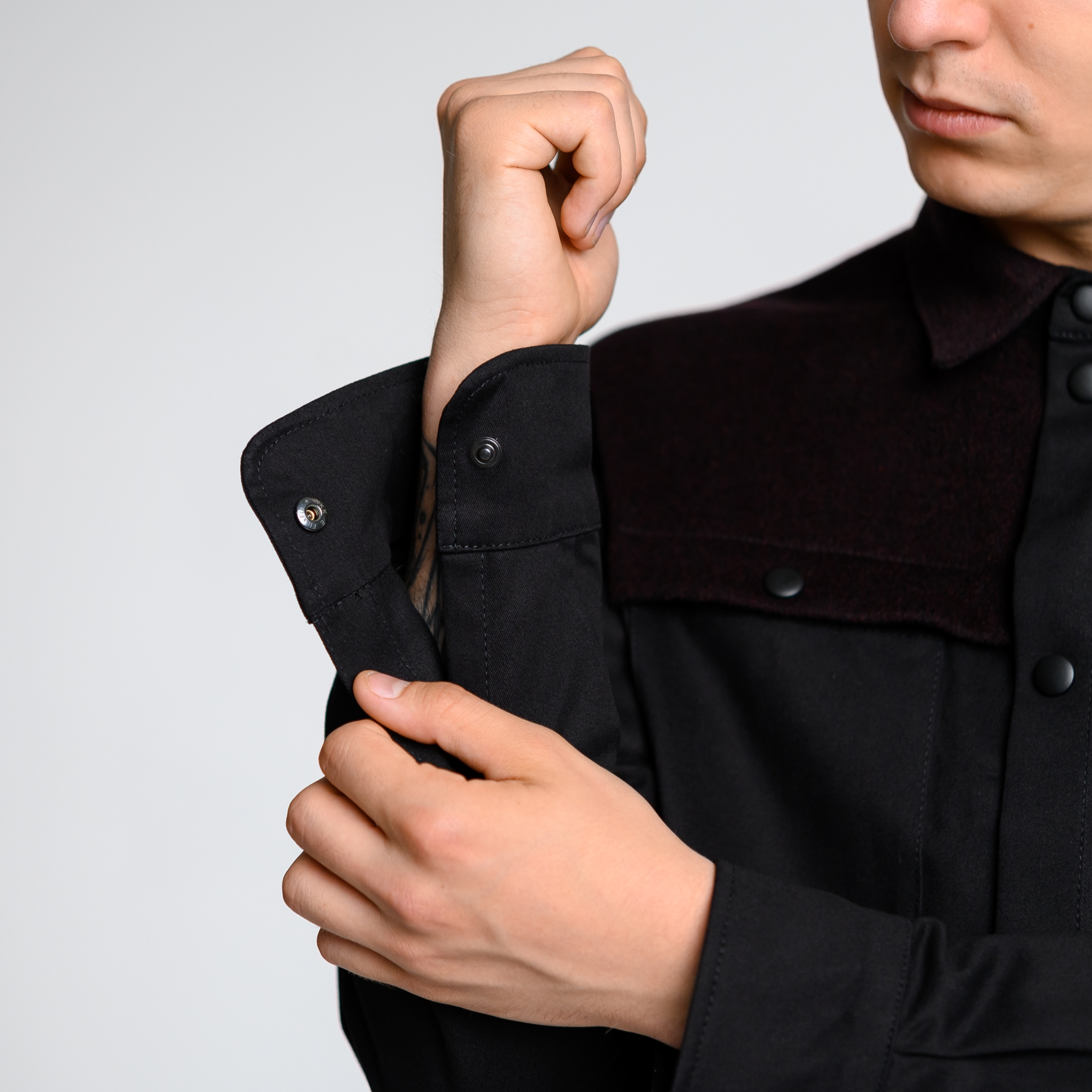 Рубашка комбинированная