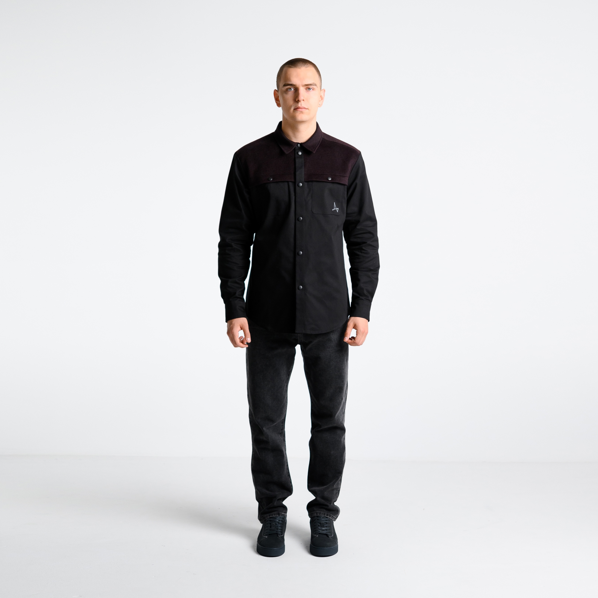 Рубашка комбинированная