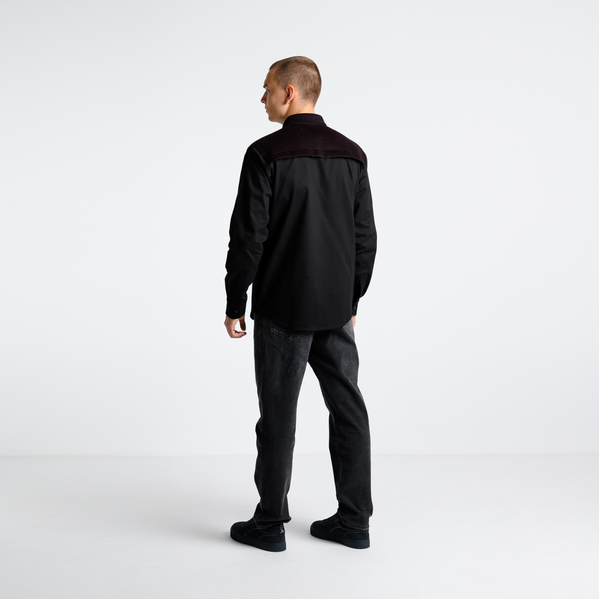 Рубашка комбинированная