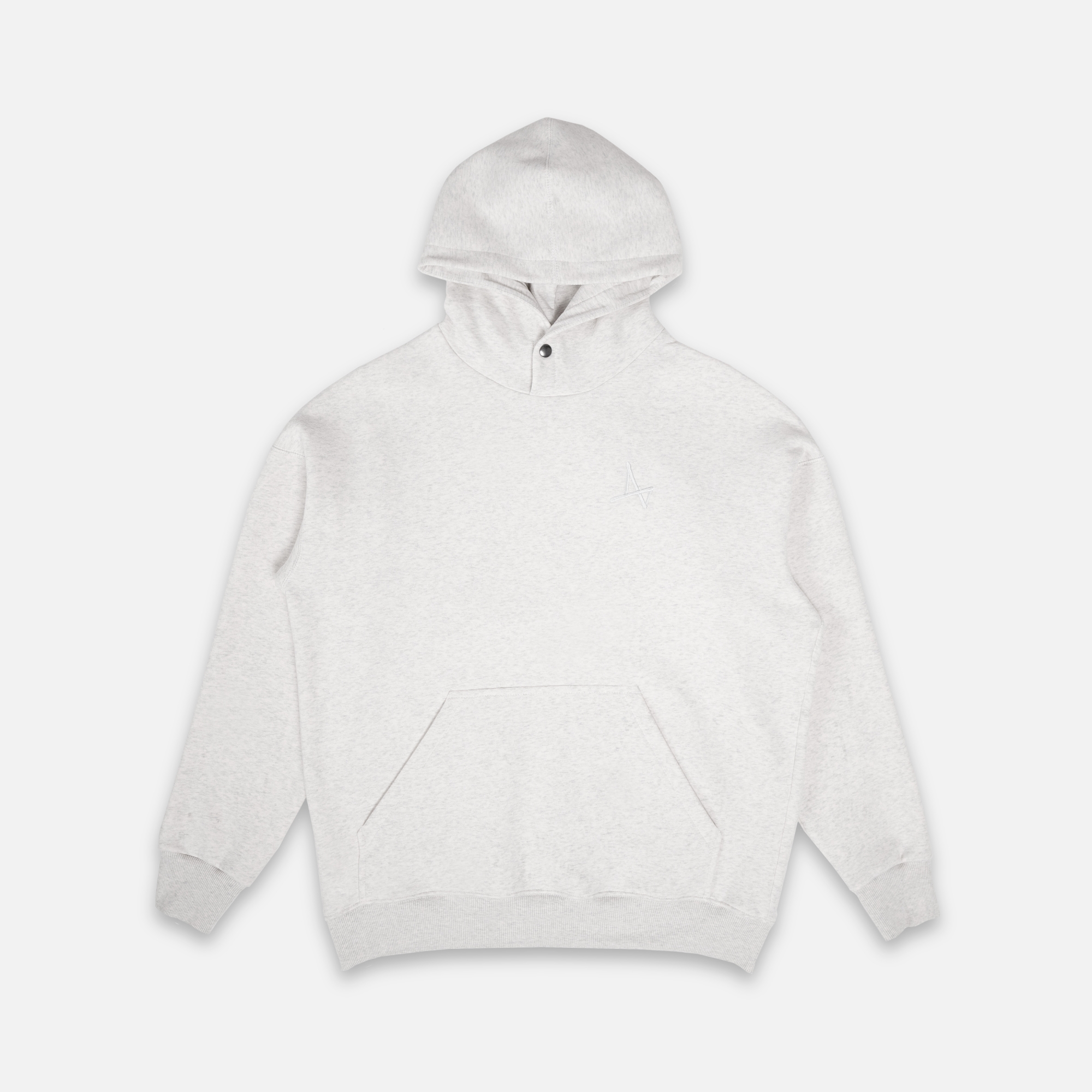 Утеплённое худи с кнопкой