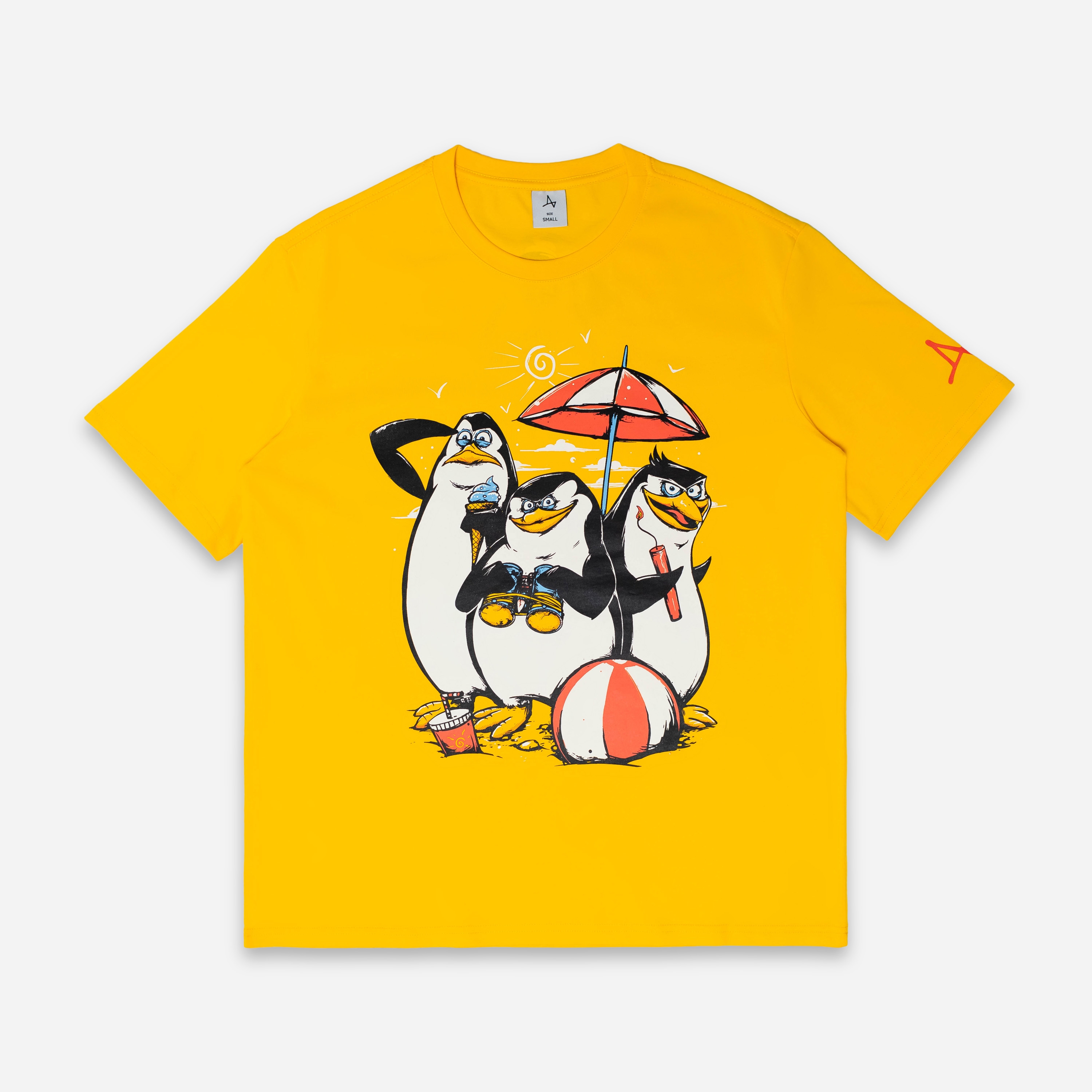 

Футболка Пингвины, Желтый