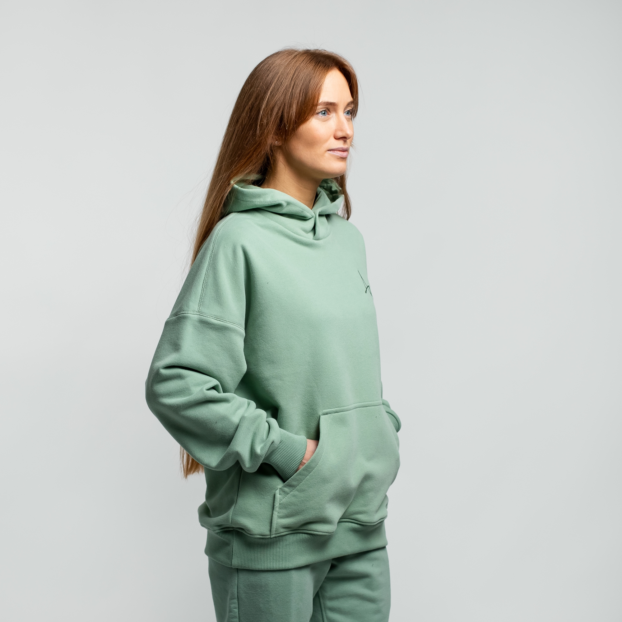 Hoodie Simple Velur
