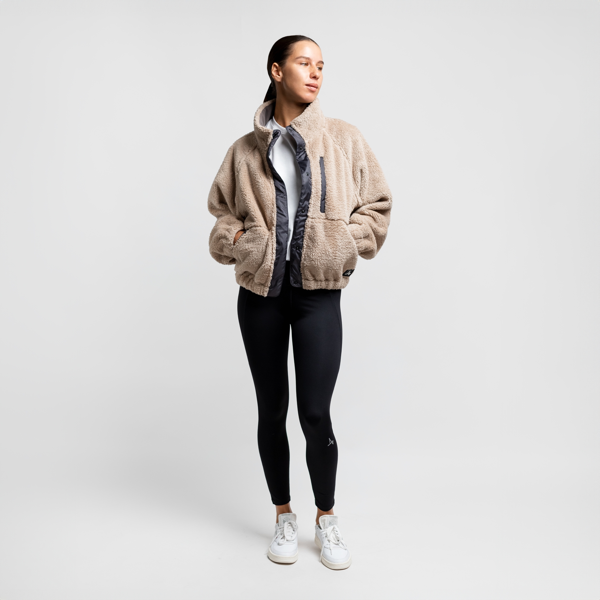 Флисовая куртка на кнопках