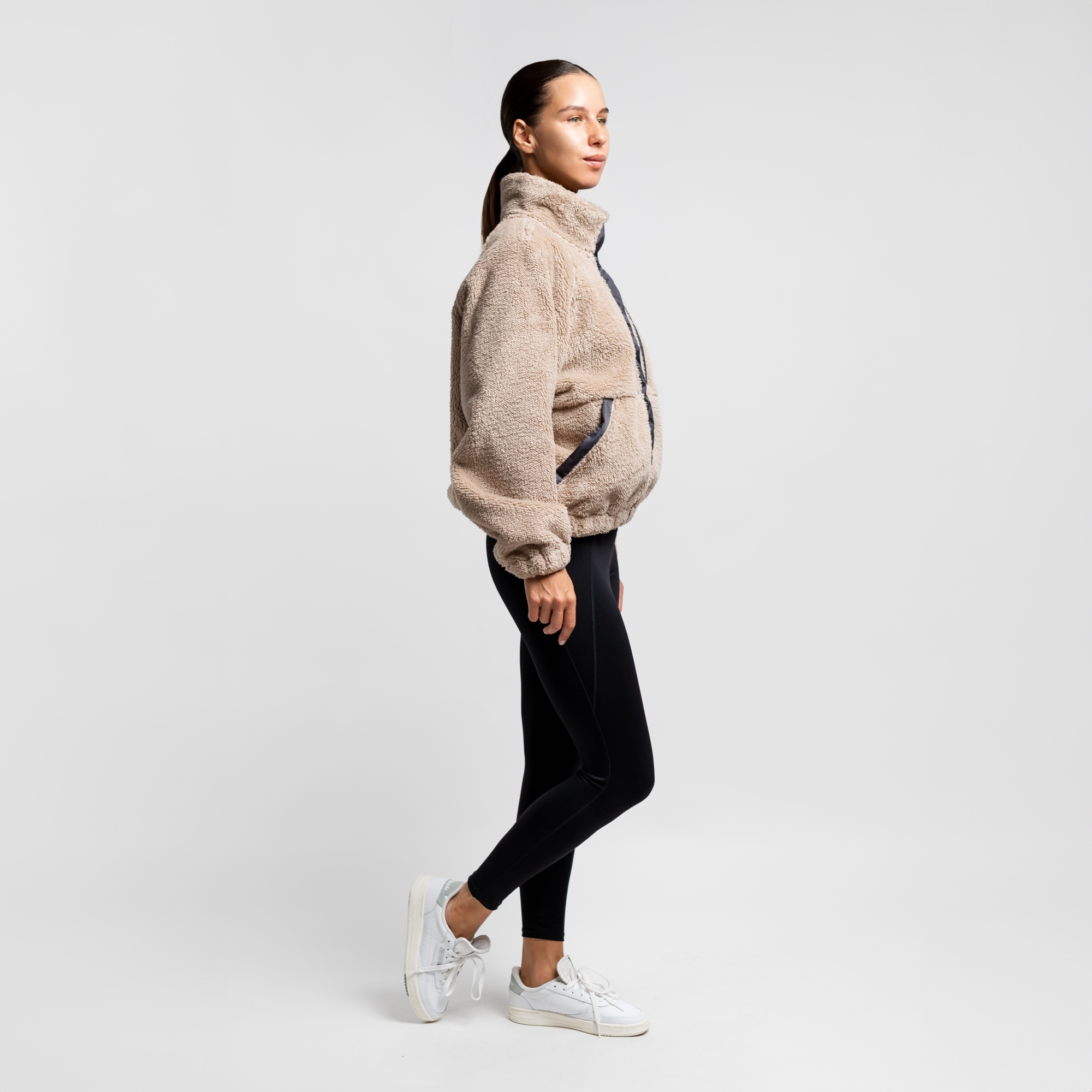 Флисовая куртка на кнопках