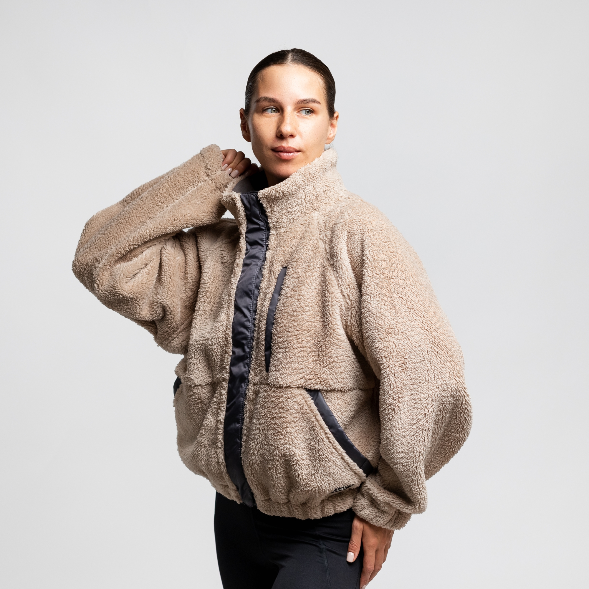 Флисовая куртка на кнопках