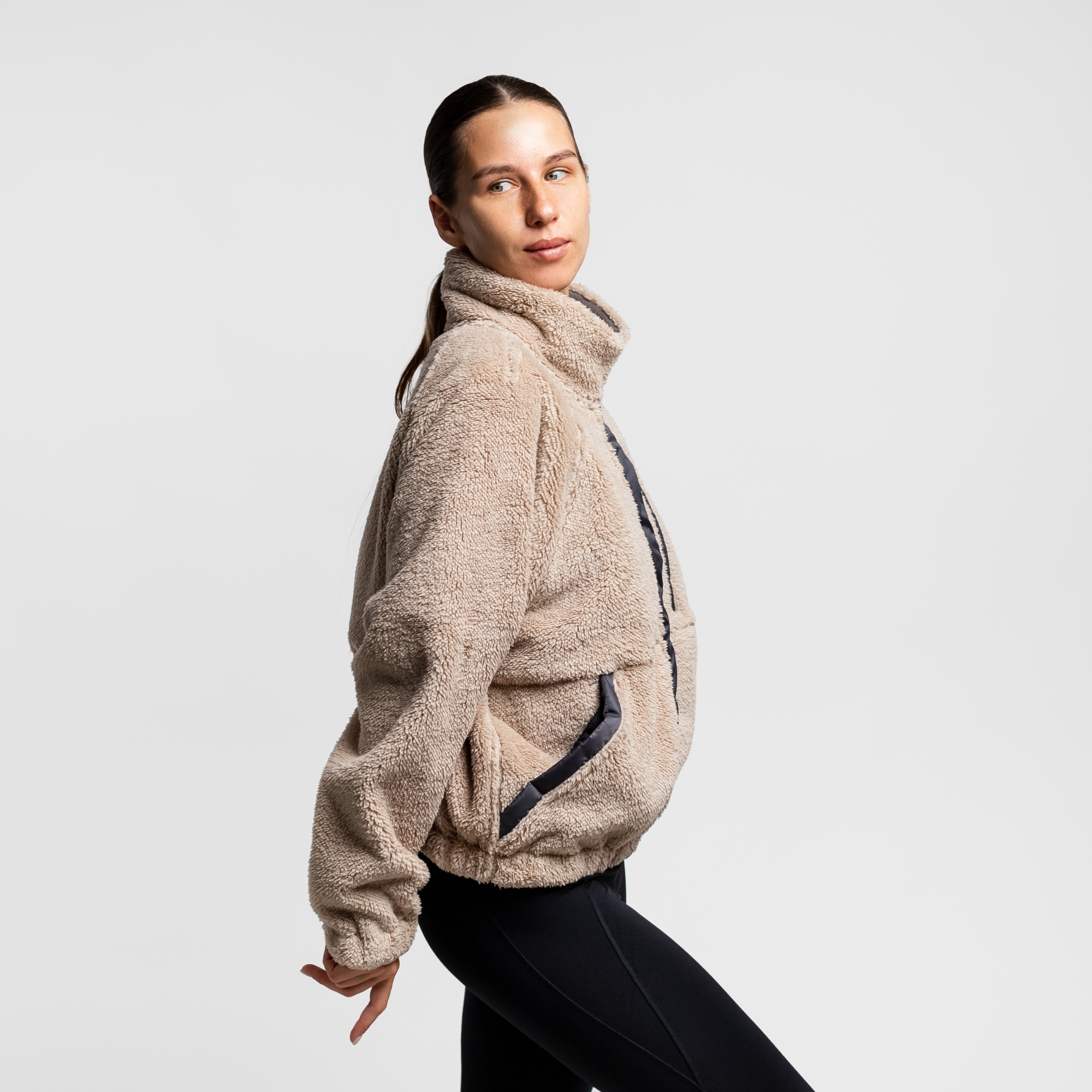 Флисовая куртка на кнопках