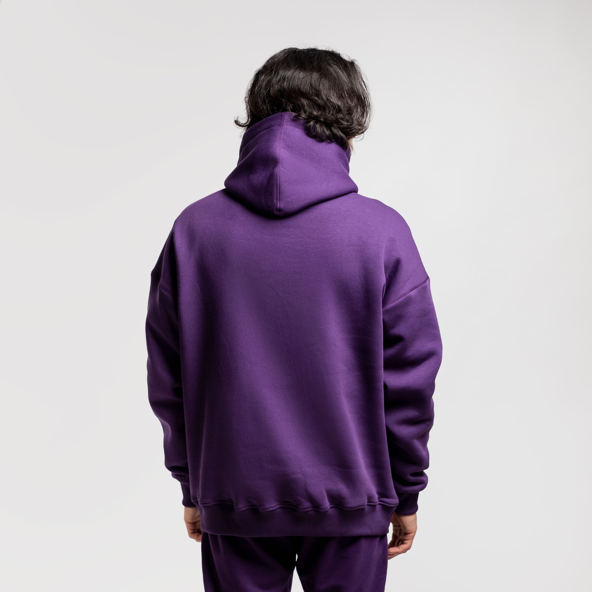 Утепленное худи Simple с кнопкой