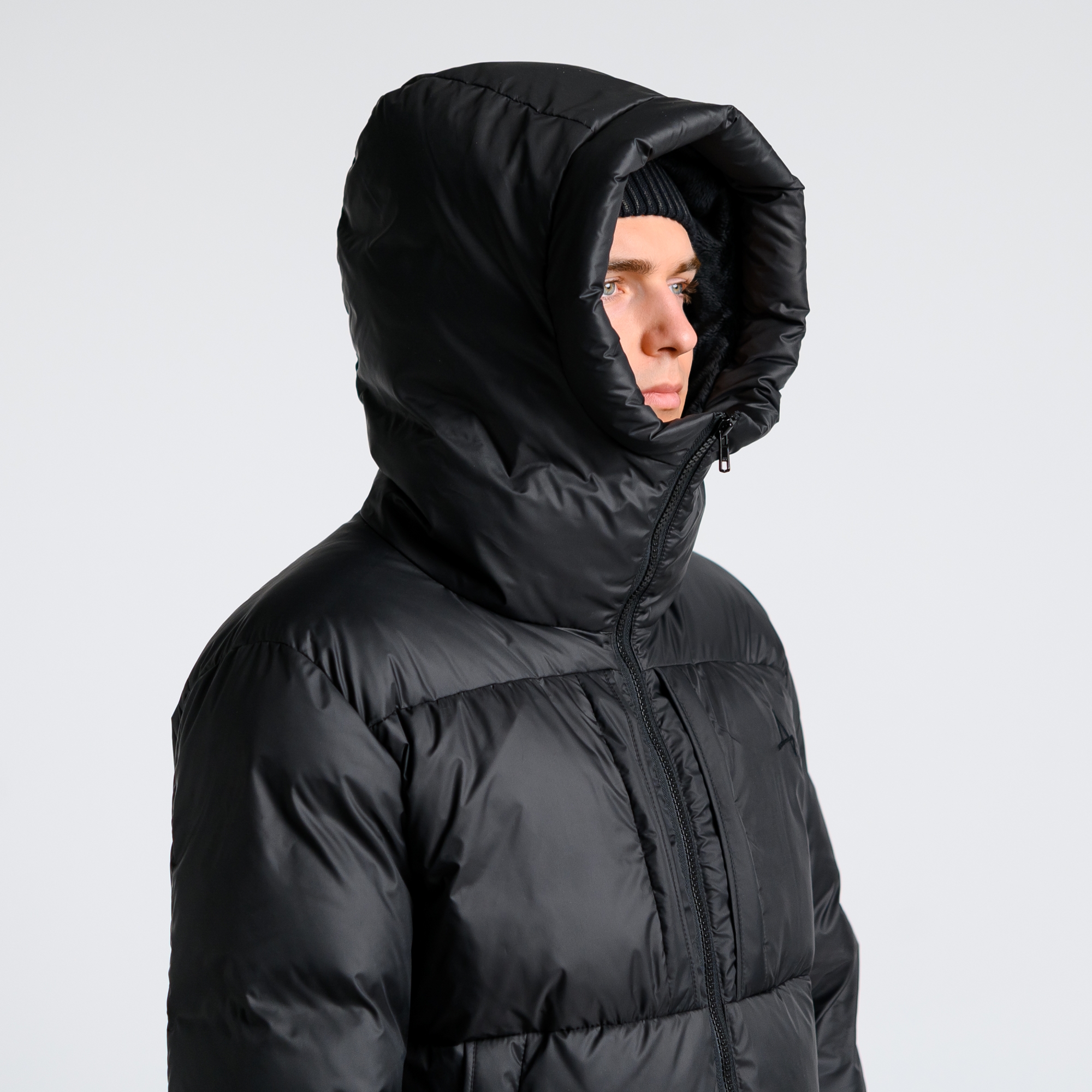 Пуховик удлиненный