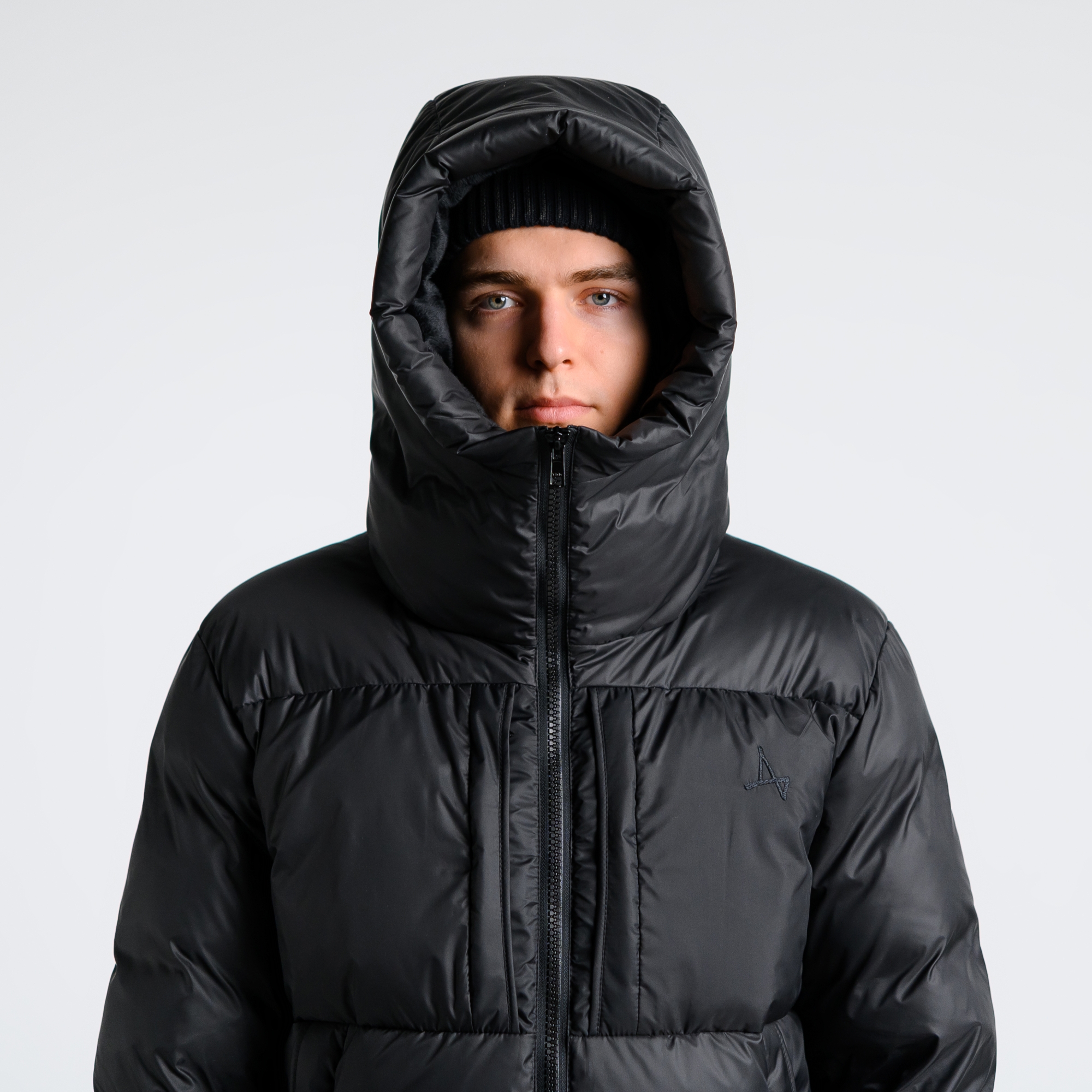 Пуховик удлиненный