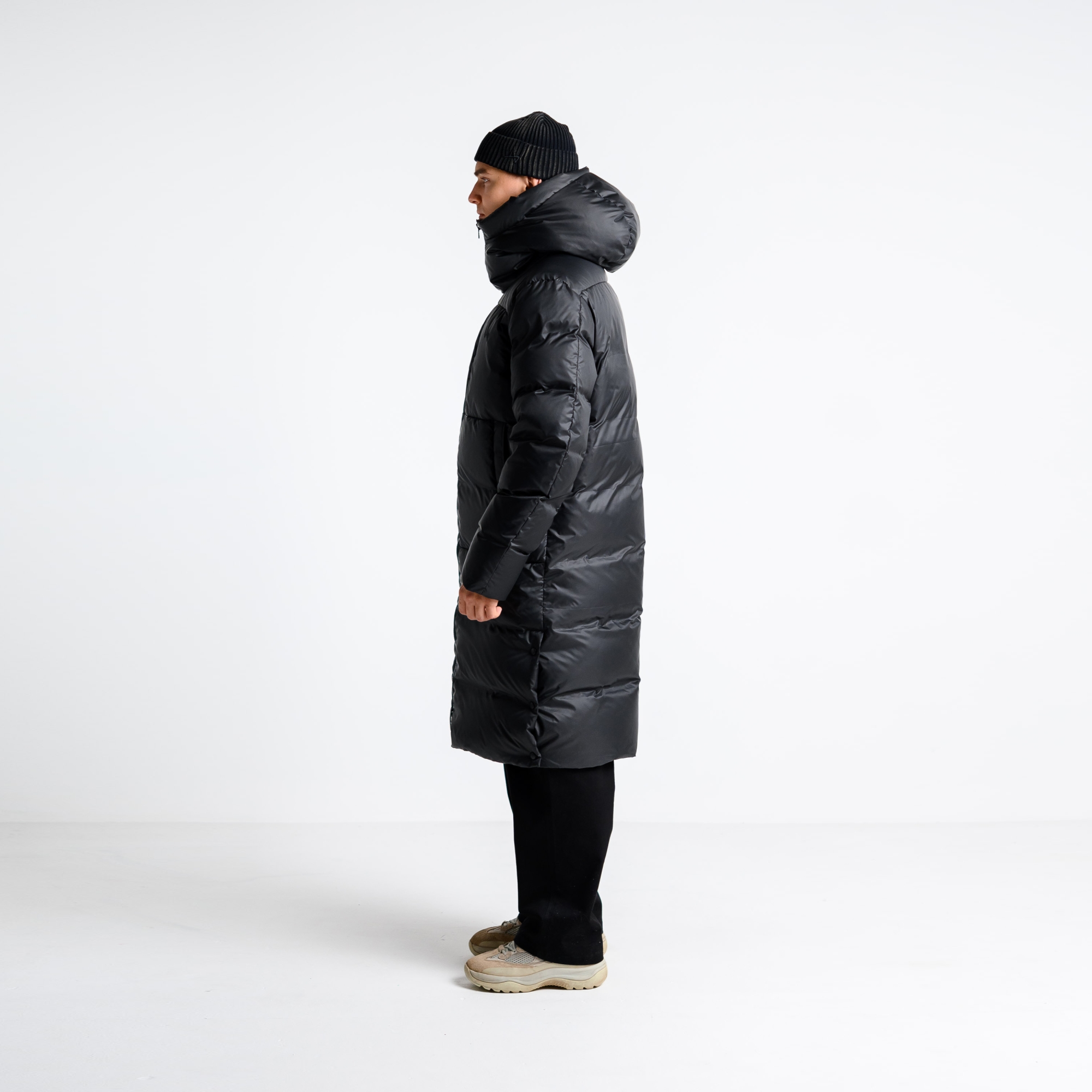 Пуховик удлиненный