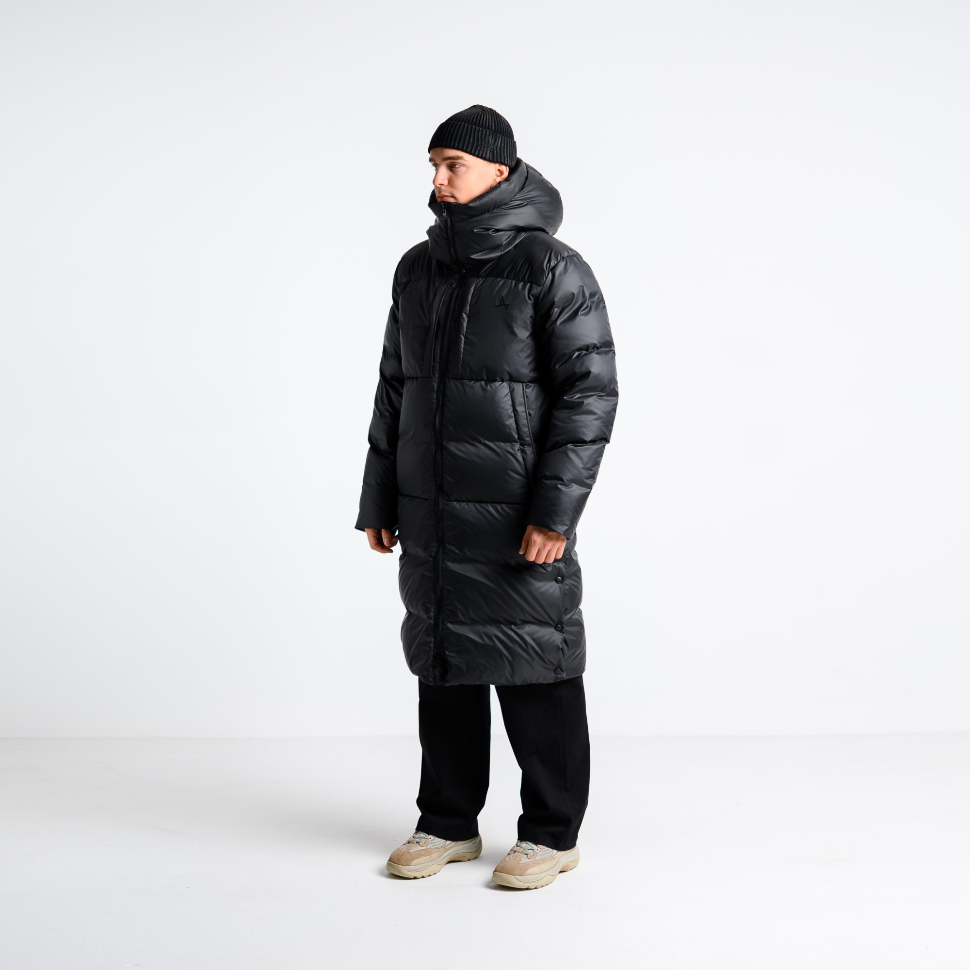 Пуховик удлиненный