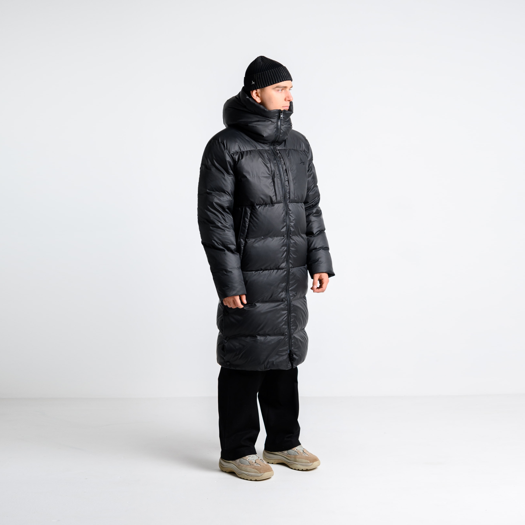 Пуховик удлиненный