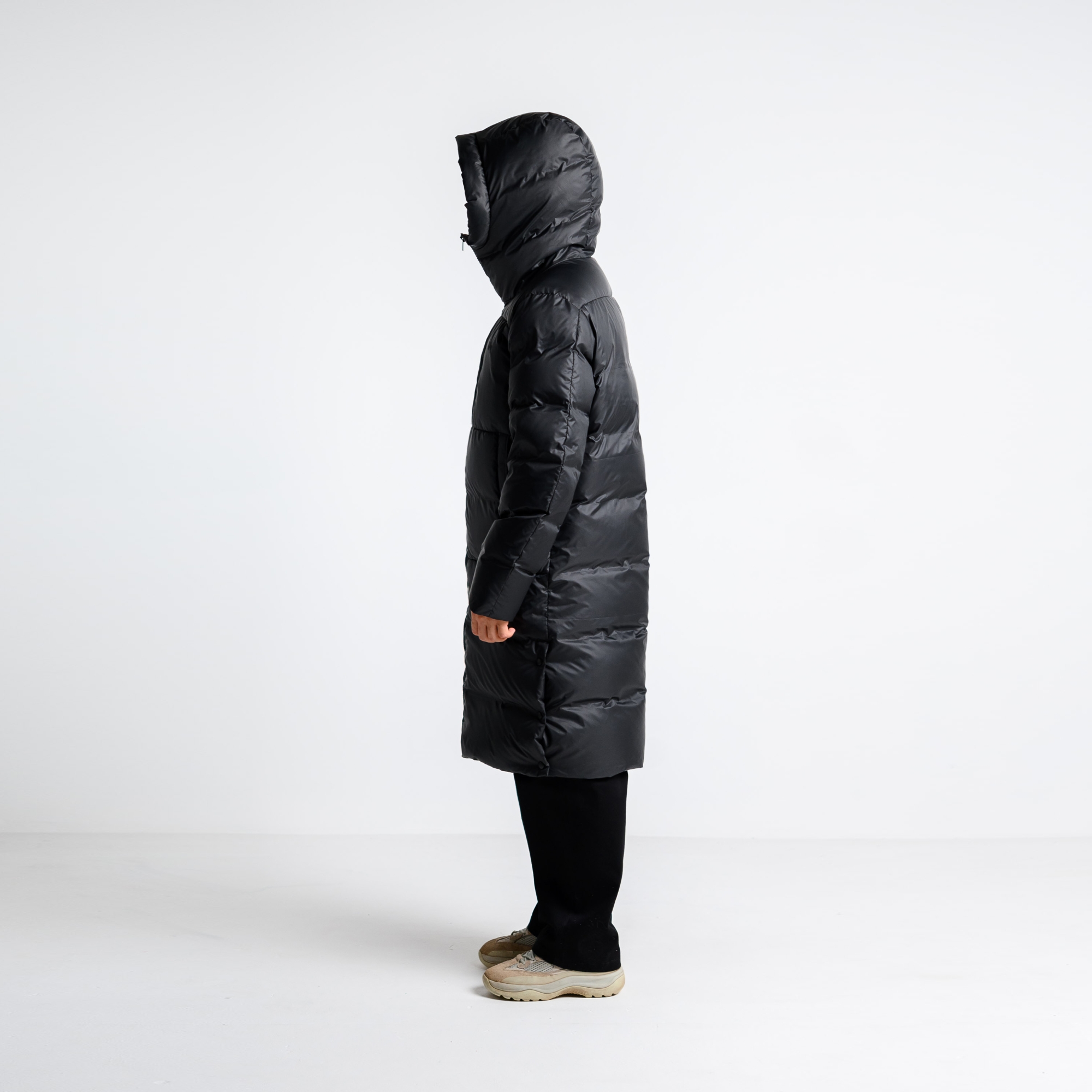 Пуховик удлиненный