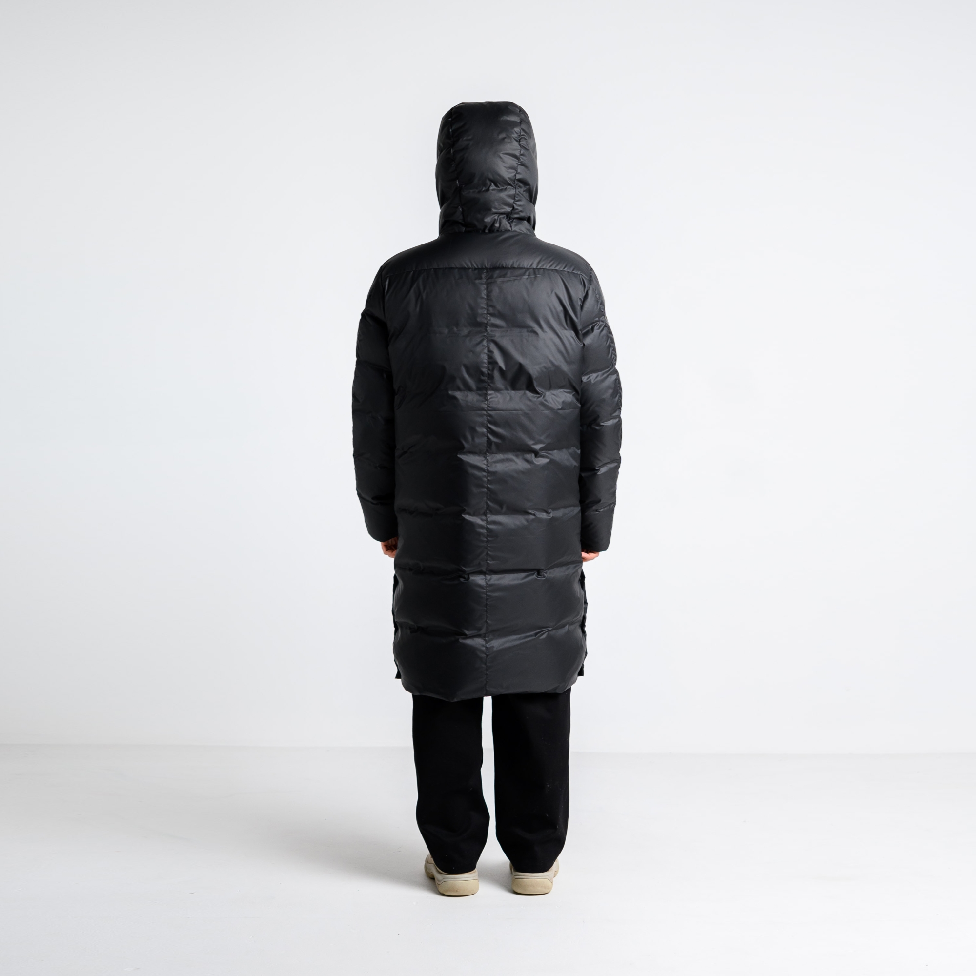 Пуховик удлиненный