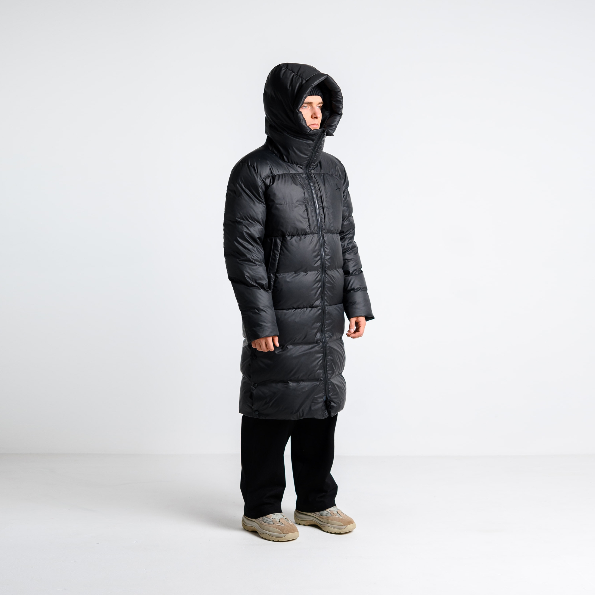 Пуховик удлиненный