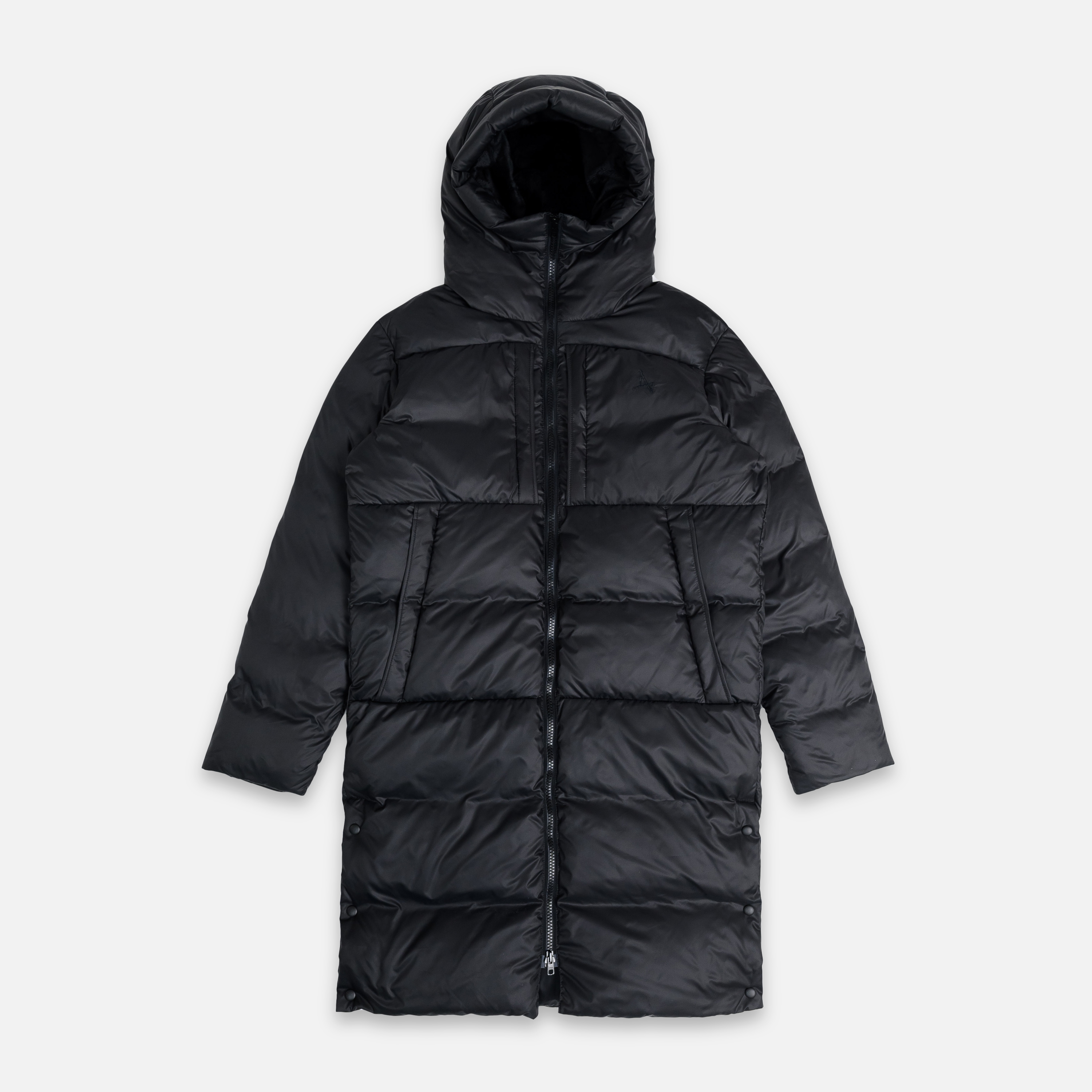 

Пуховик удлиненный, Черный