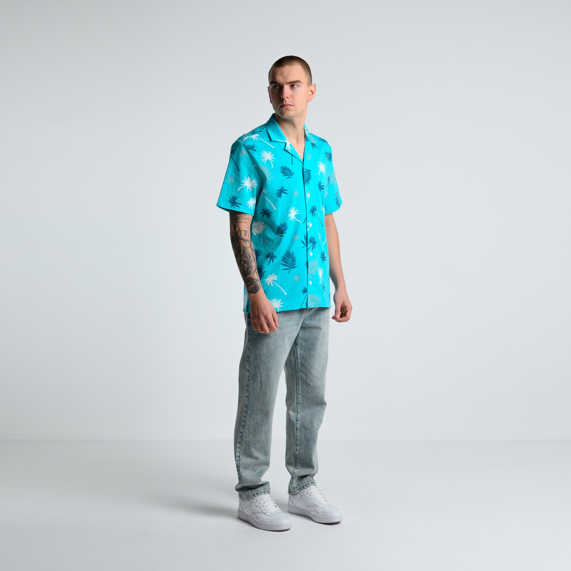 Рубашка с пальмами