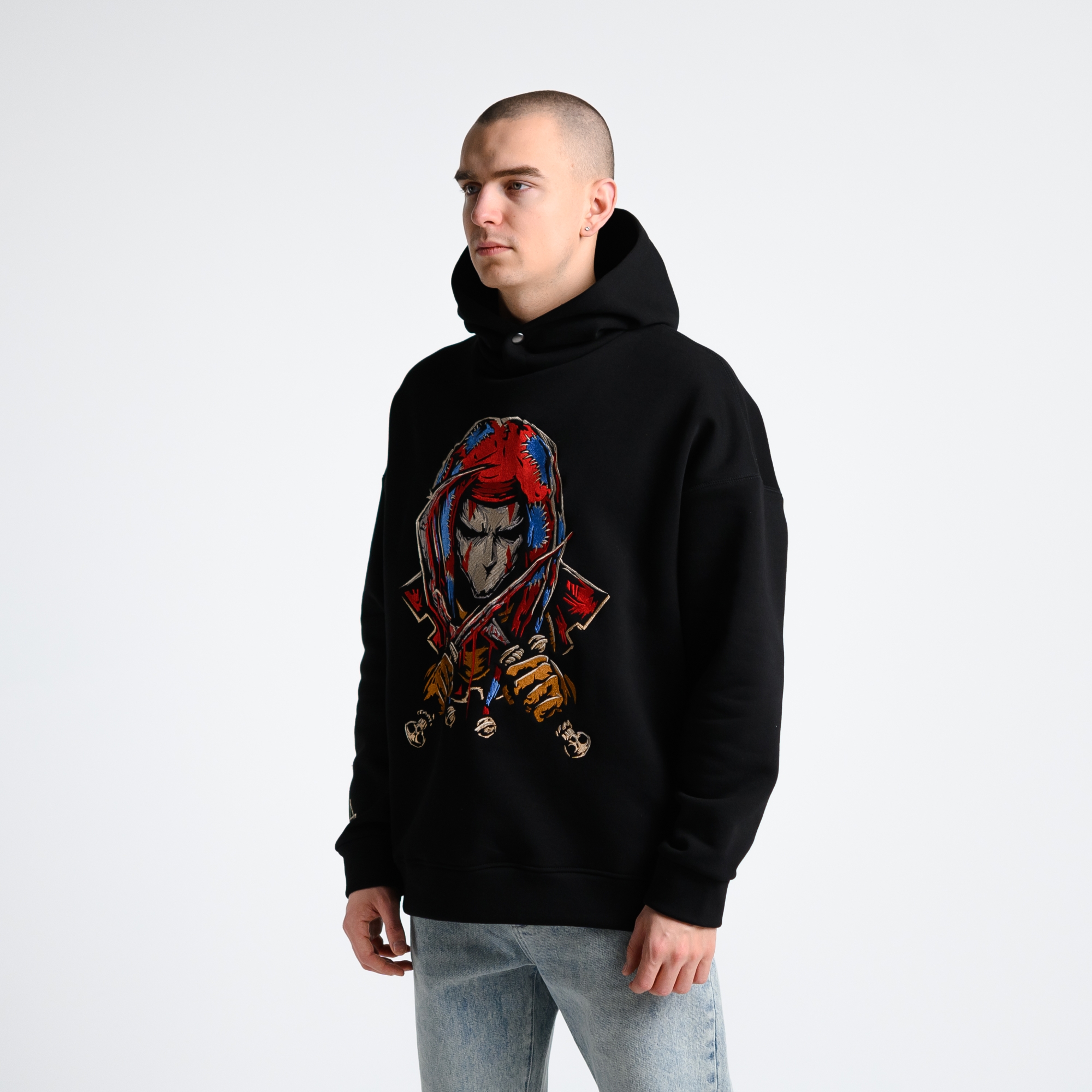 Утеплённое худи Шут