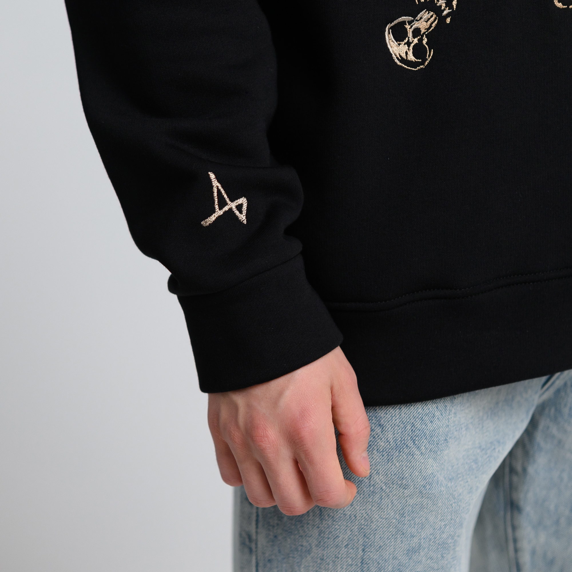 Утеплённое худи Шут