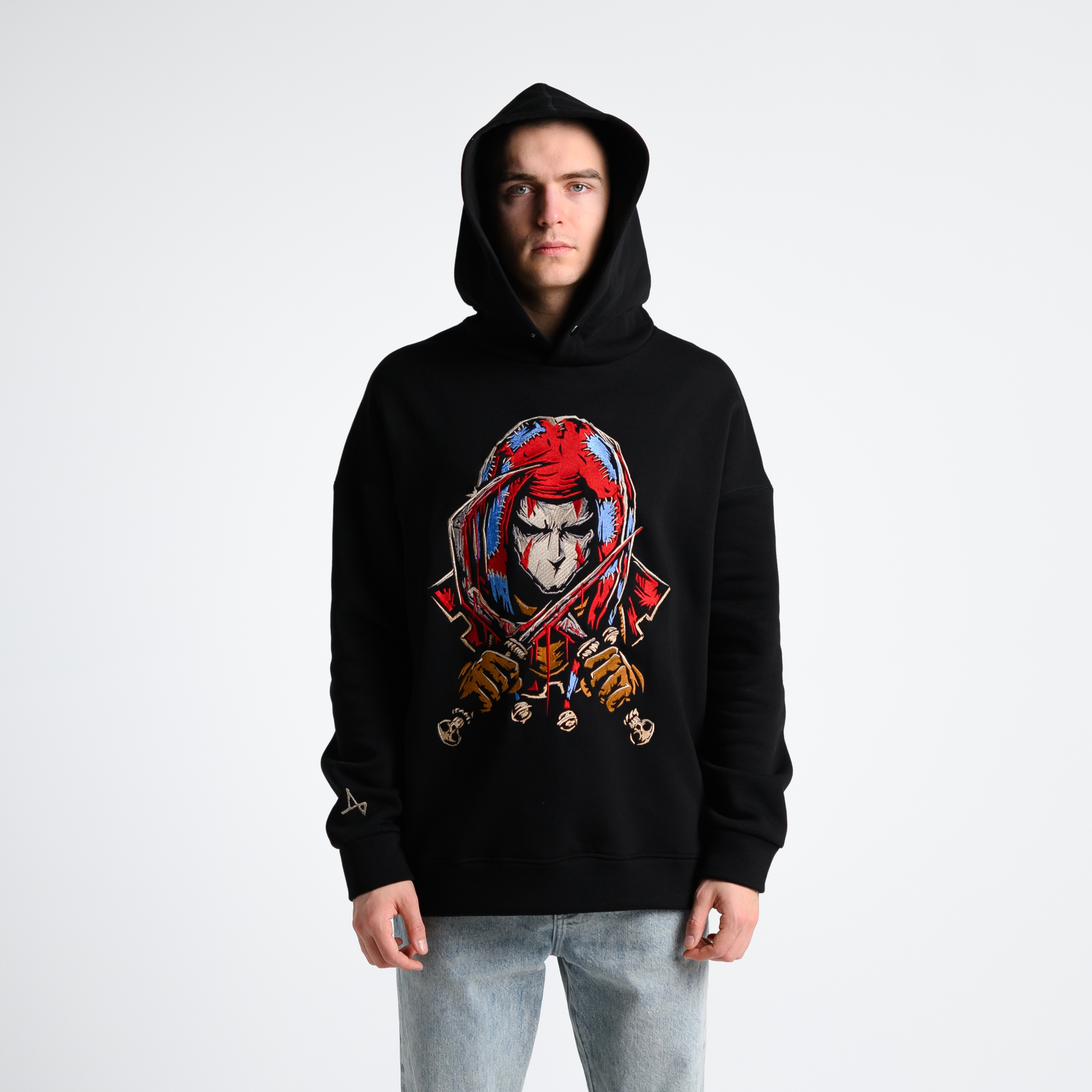 Утеплённое худи Шут