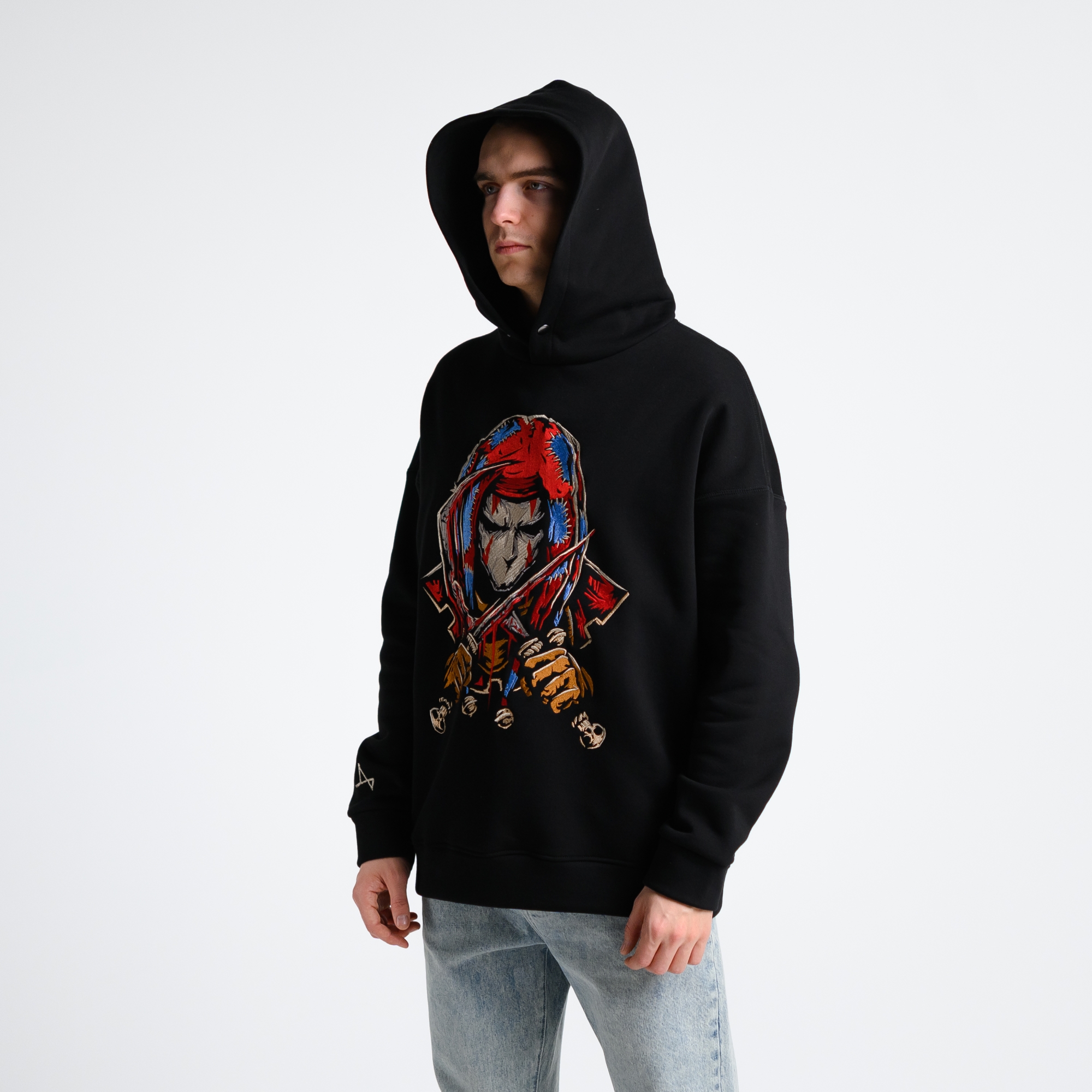 Утеплённое худи Шут