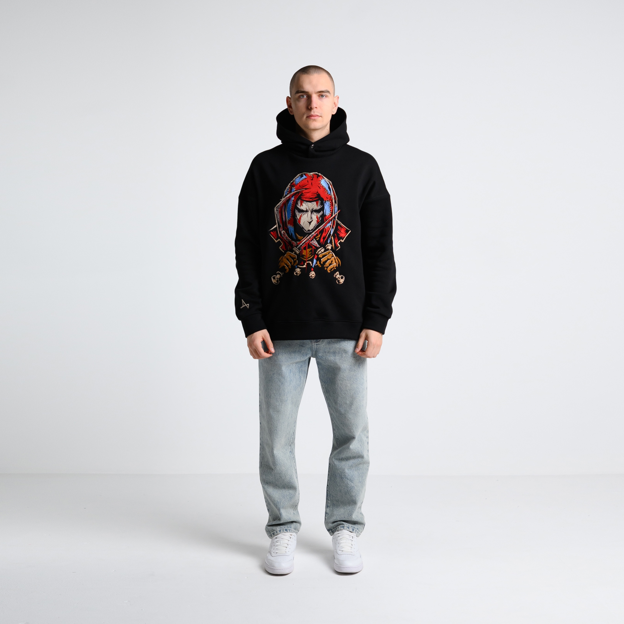 Утеплённое худи Шут