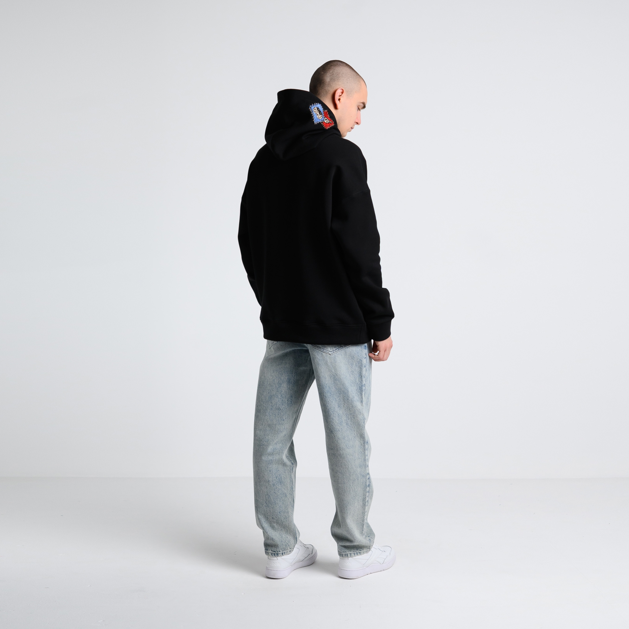 Утеплённое худи Шут