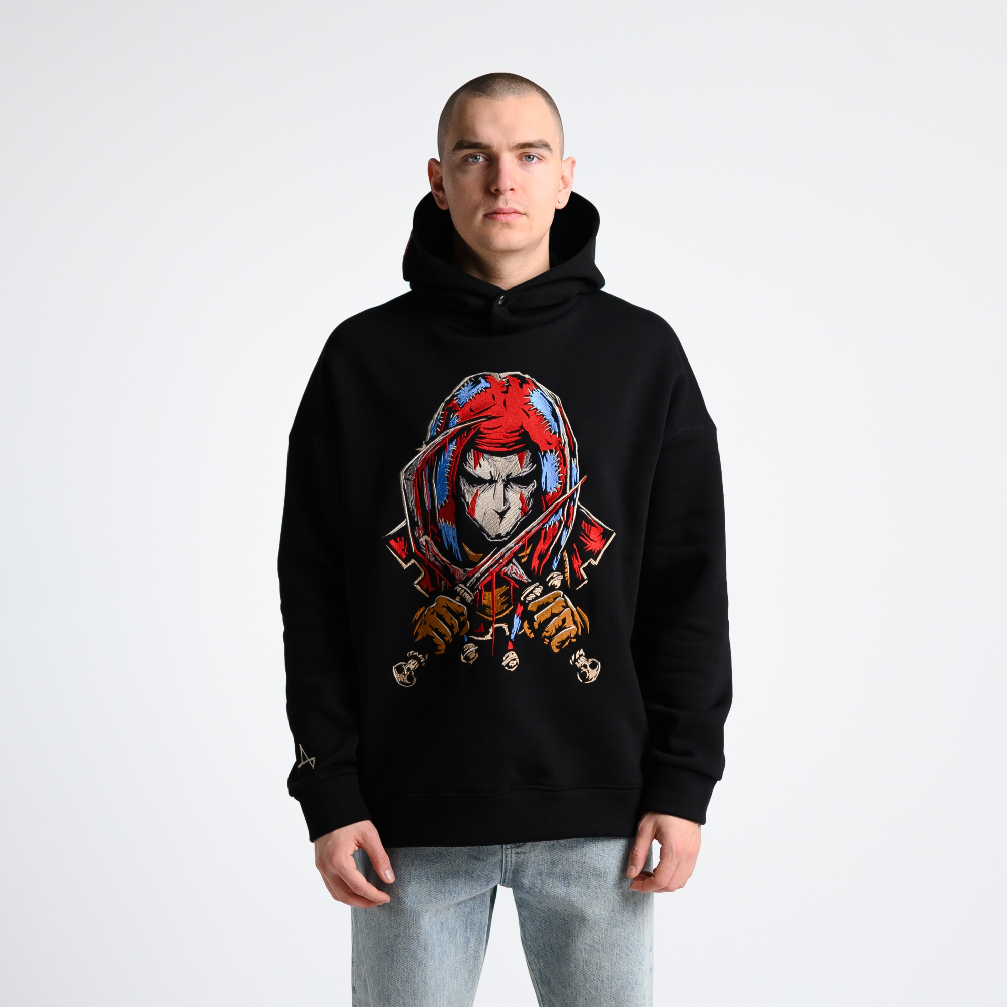 Утеплённое худи Шут