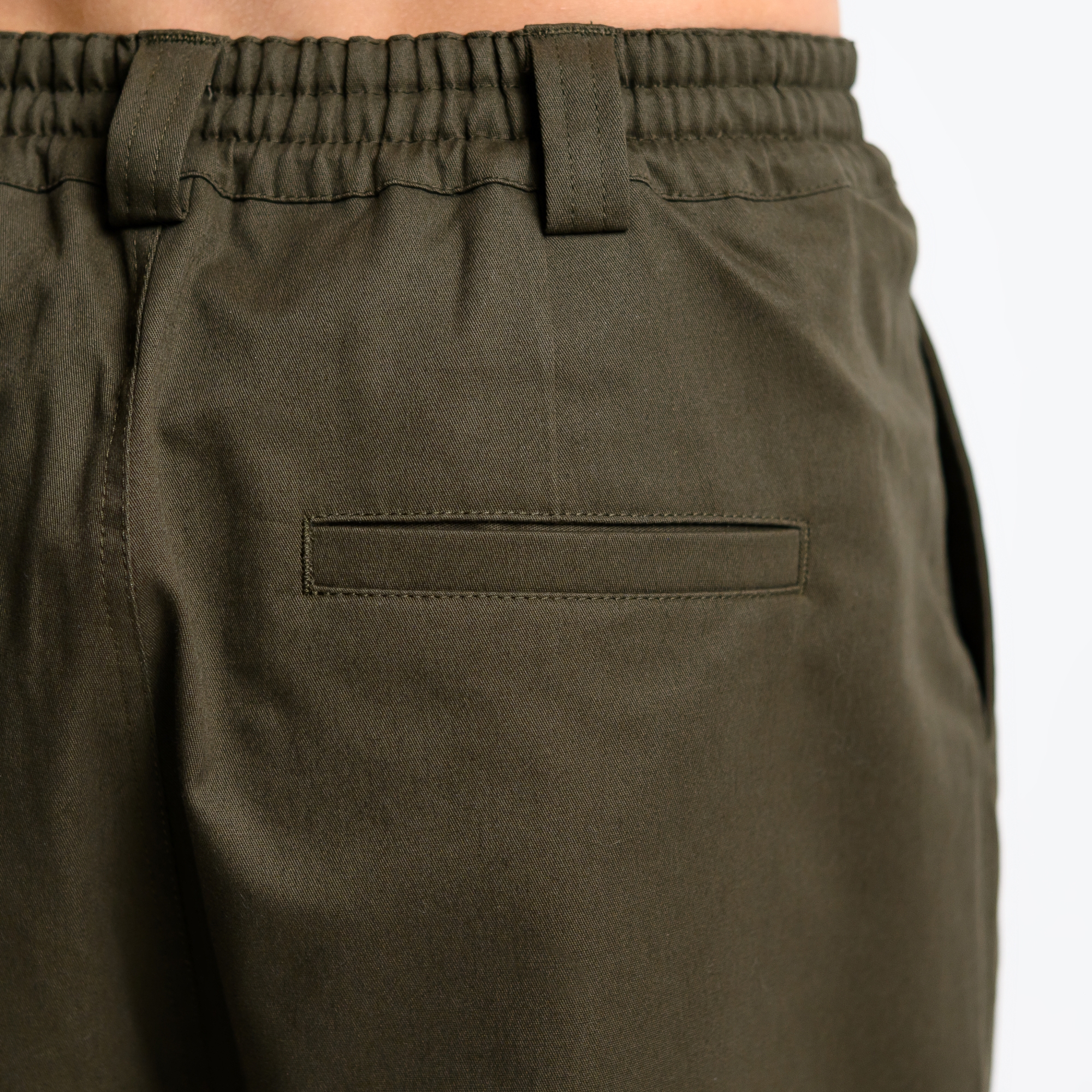 Широкие брюки из твила