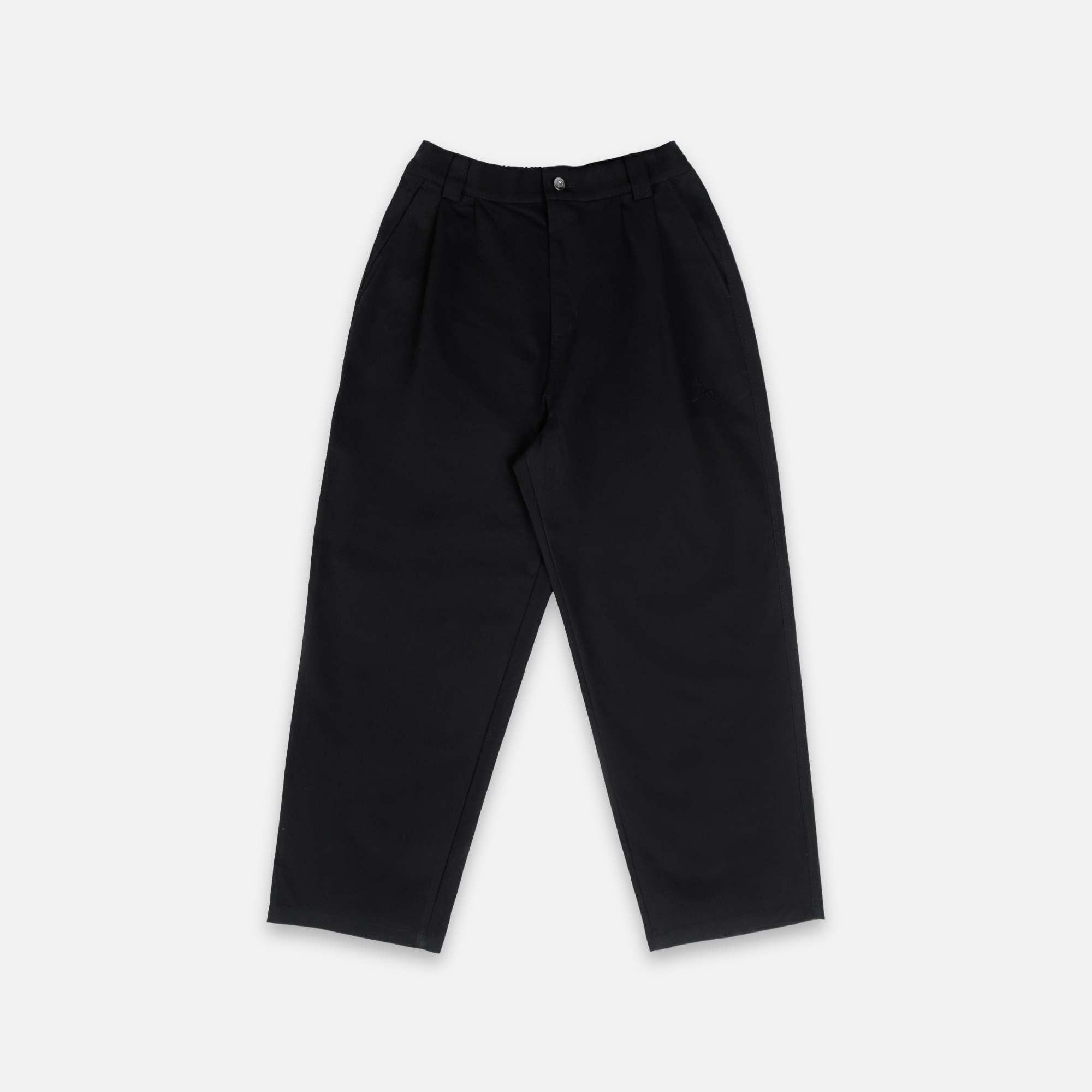 Широкие брюки из твила