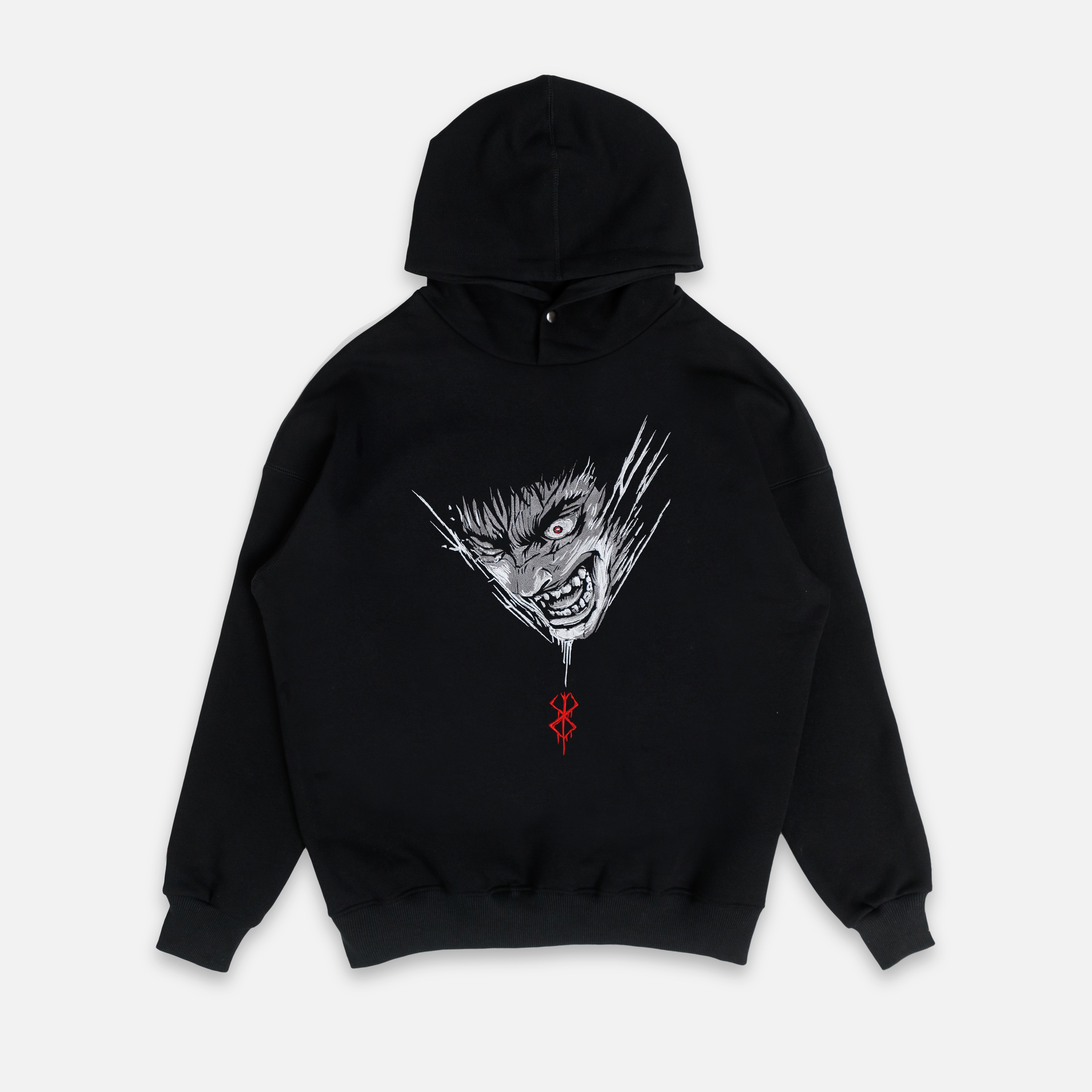 

Утеплённое худи Berserk, Черный