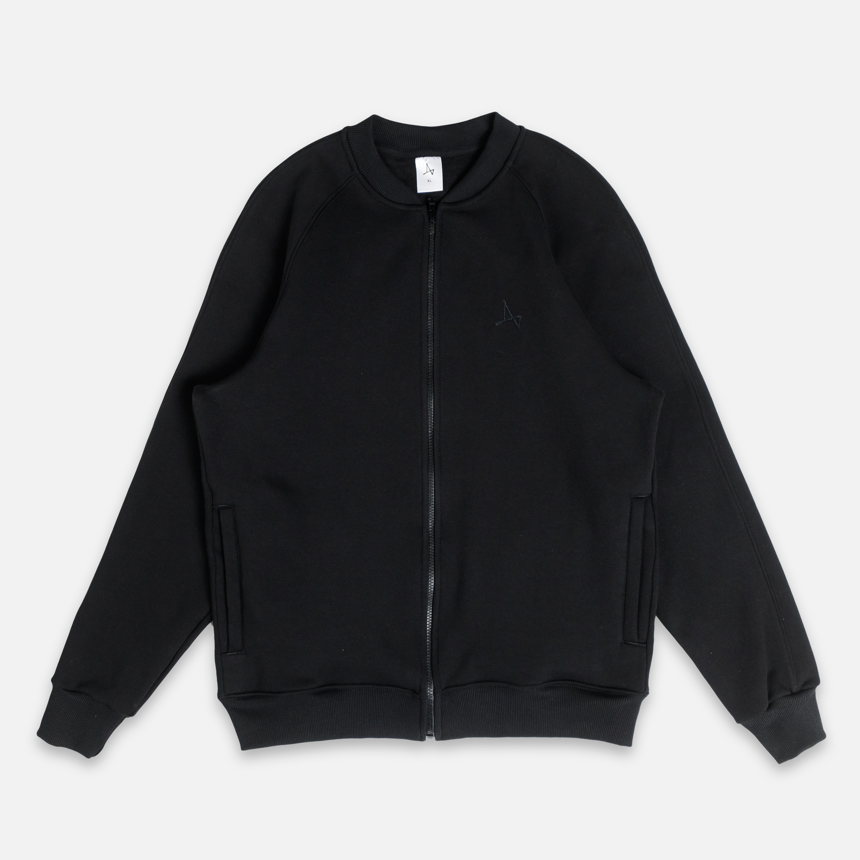 

Утеплённая толстовка на молнии, Черный