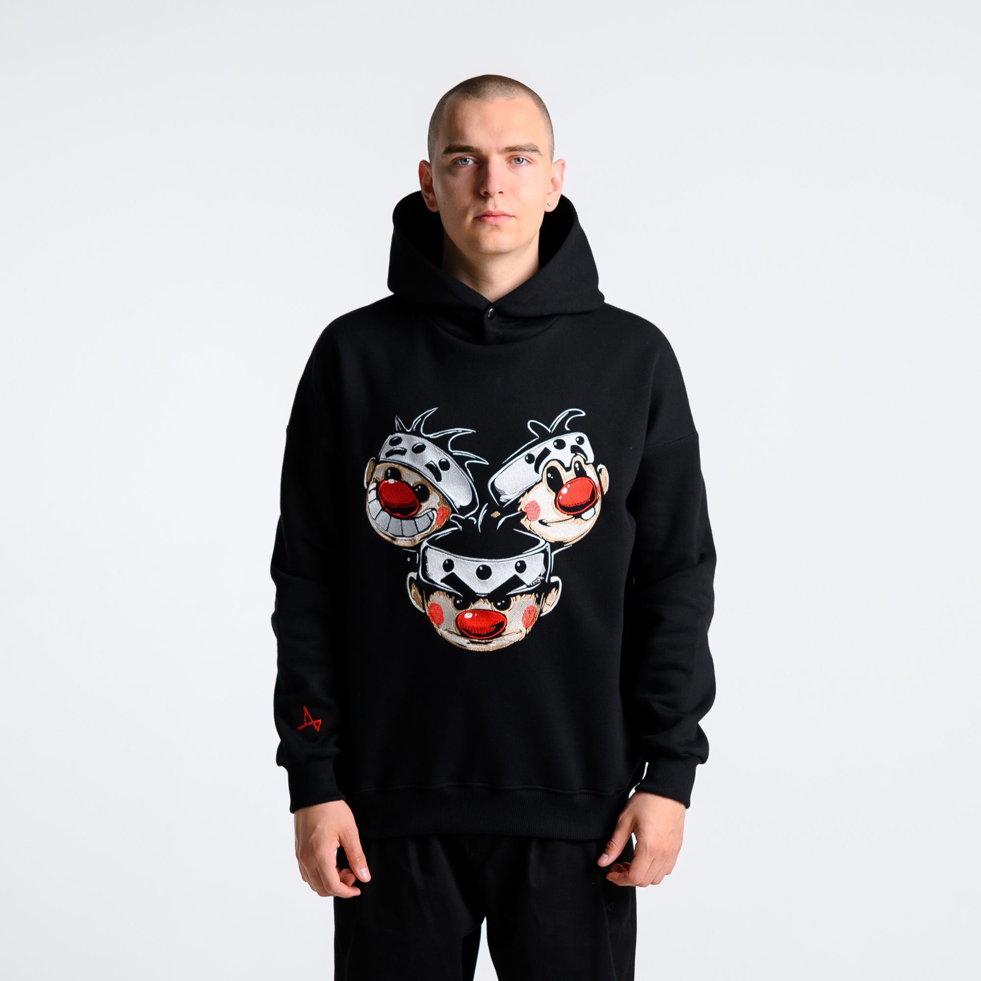 Утеплённое худи Маски