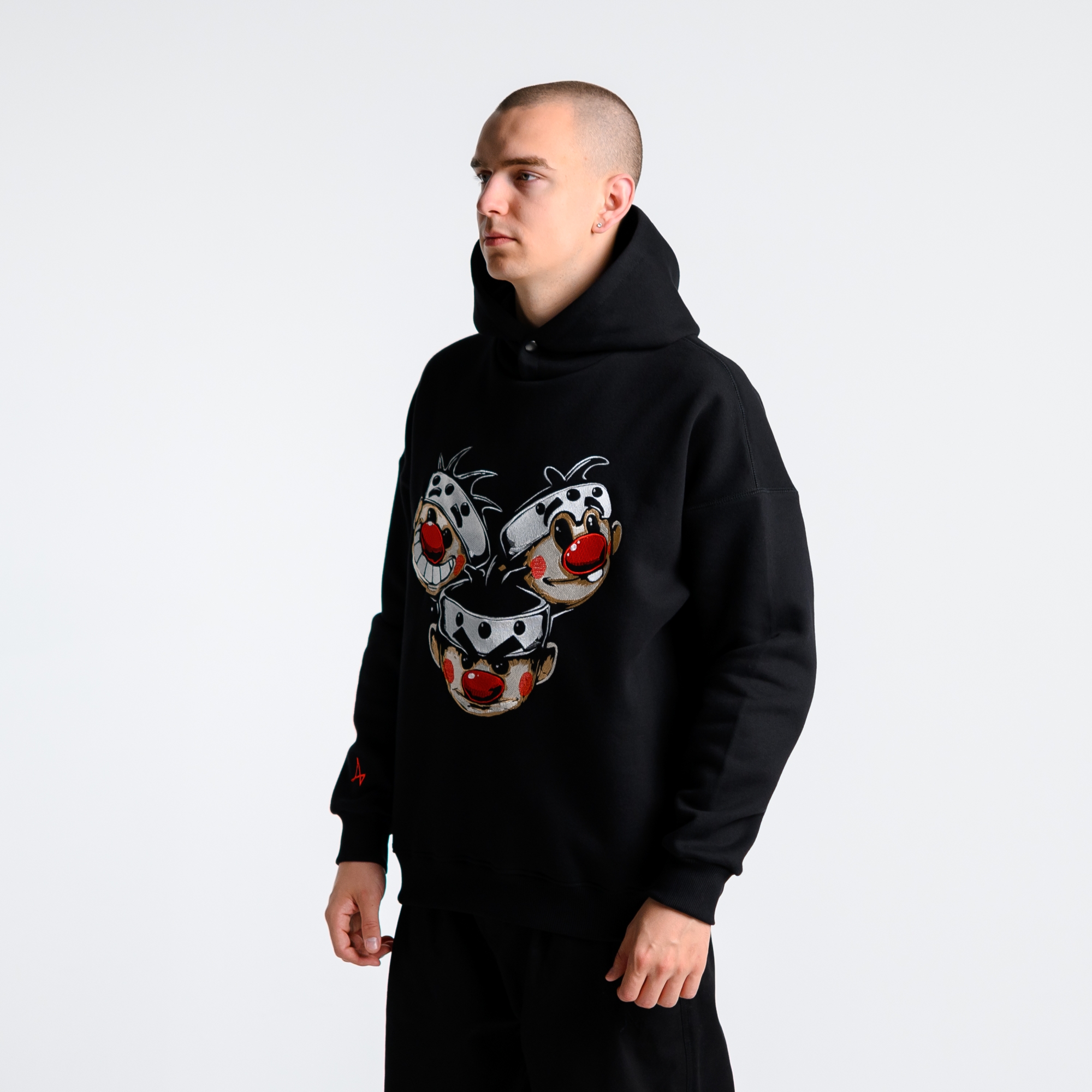 Утеплённое худи Маски