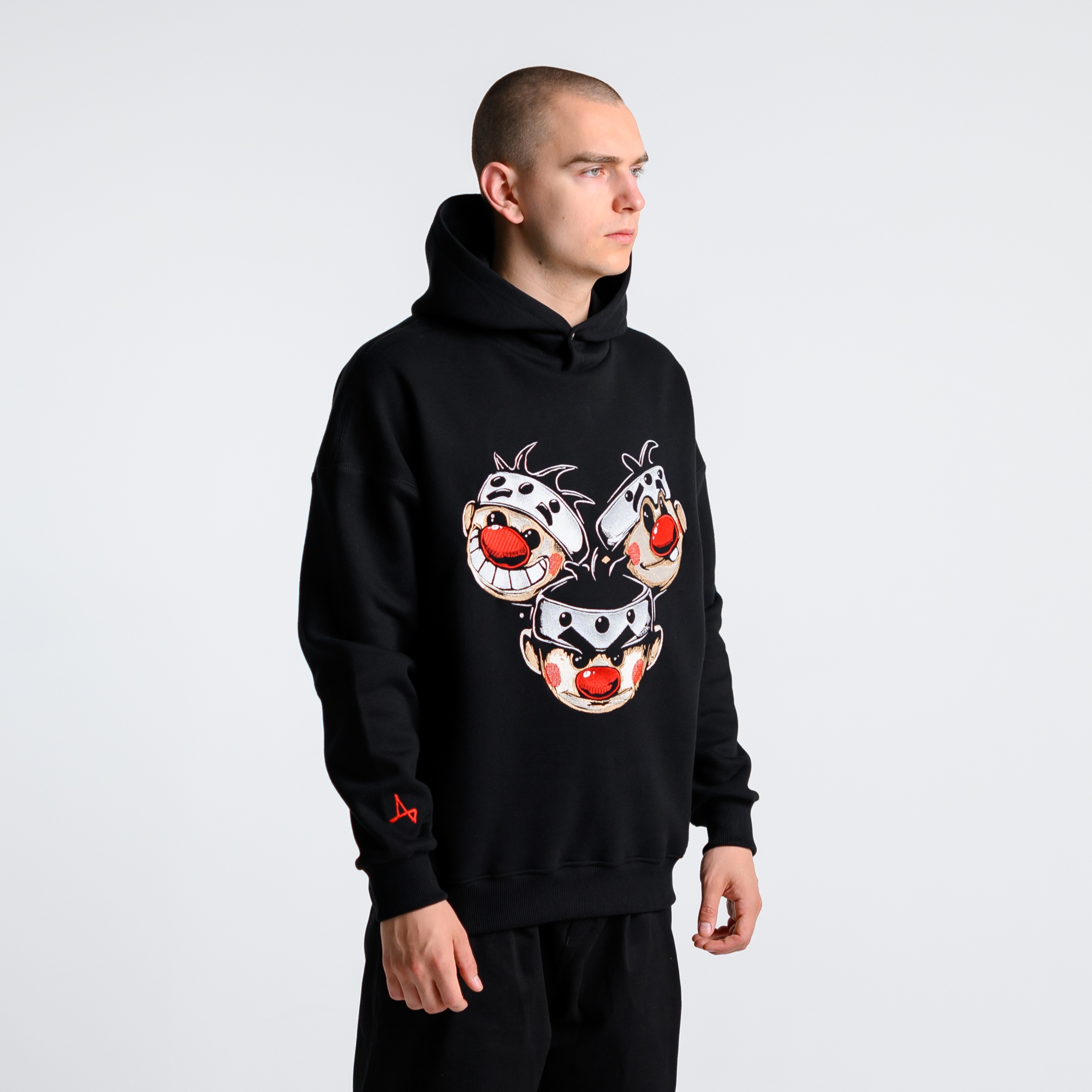 Утеплённое худи Маски